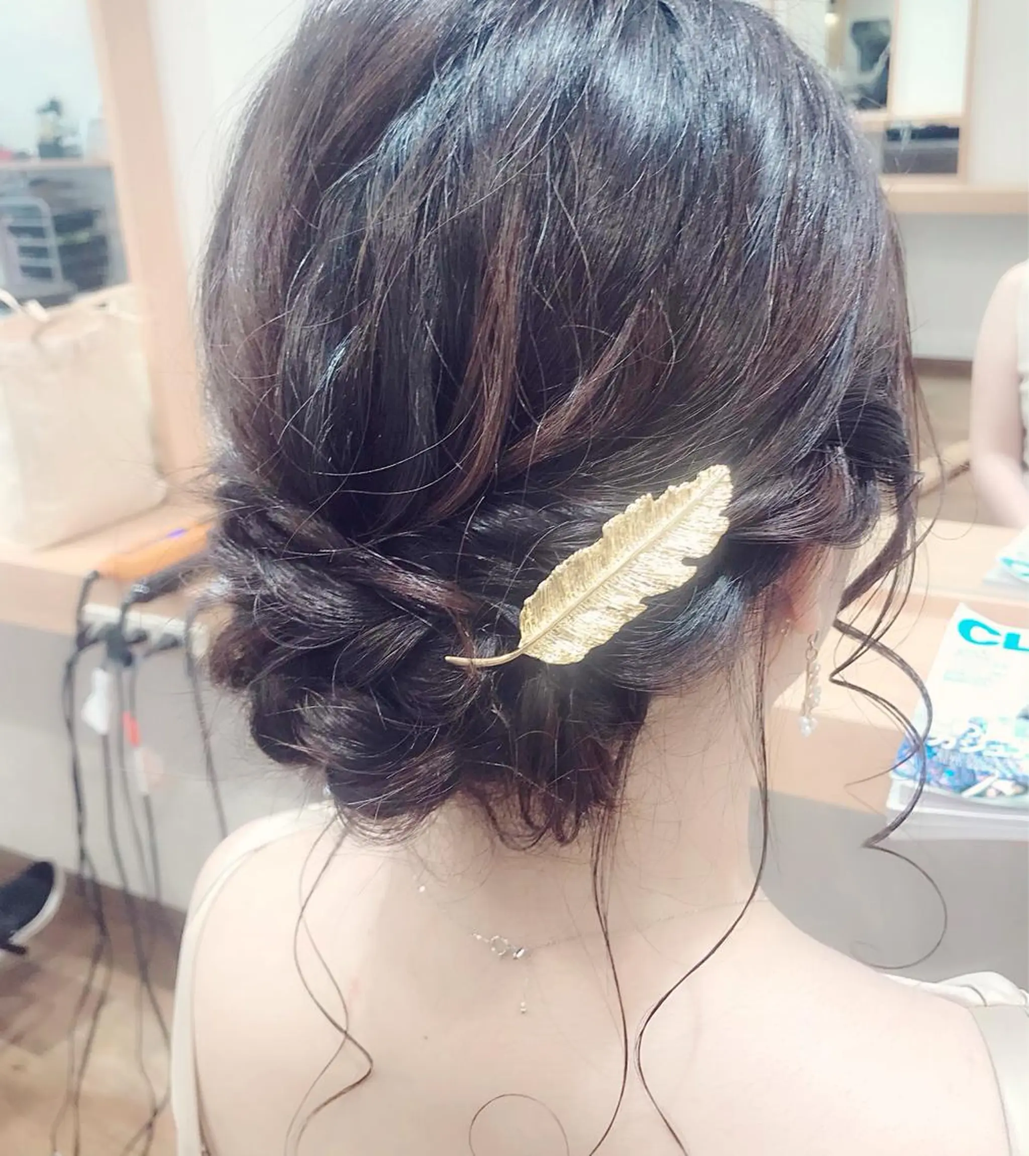 ヘアアレンジ ローシニヨン ヘアセット GRANLUSSO 〜グランルッソ駅前店所属・木口 嘉美のヘアスタイル