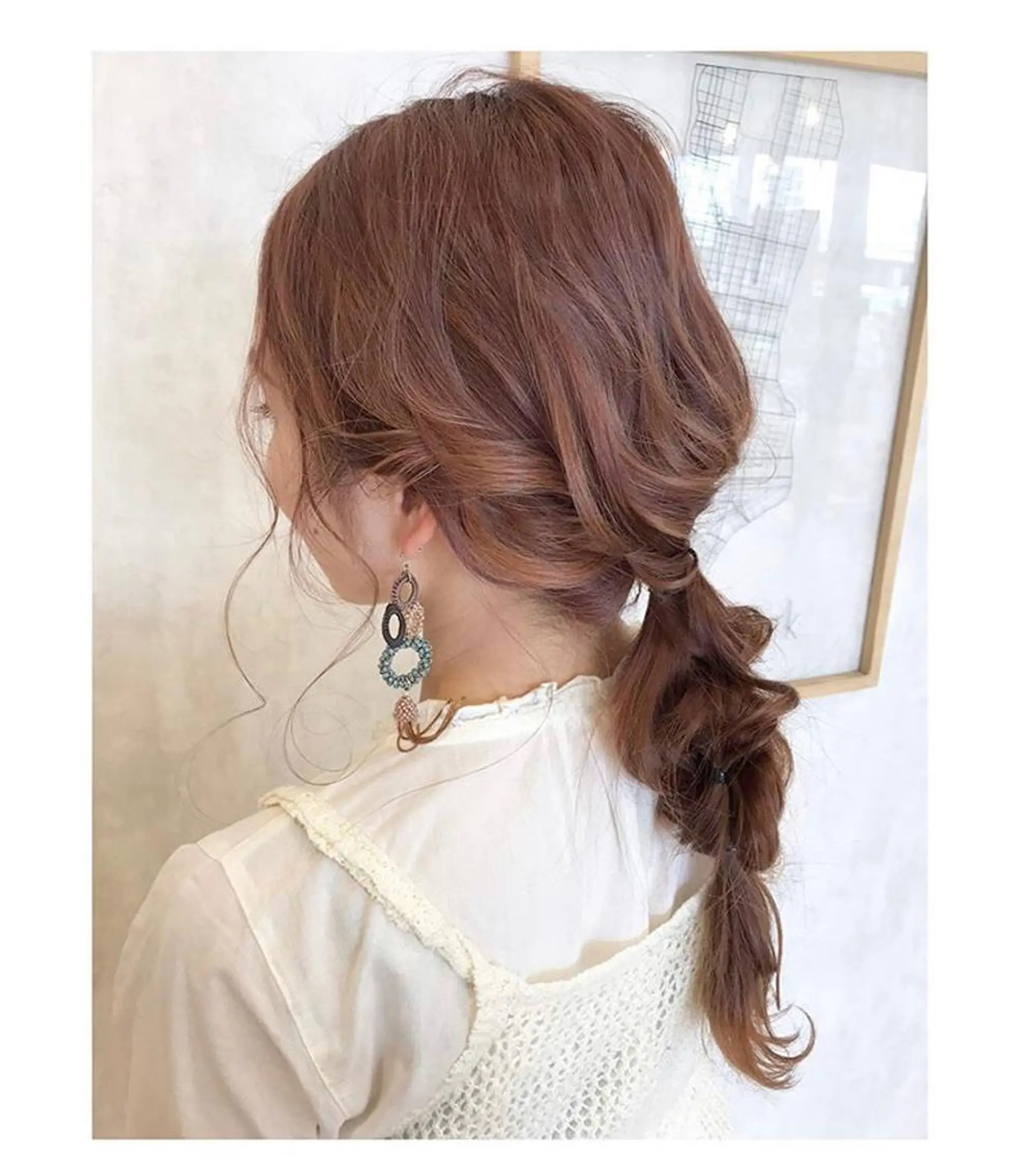 セミロング 河田 海陽のヘアスタイル