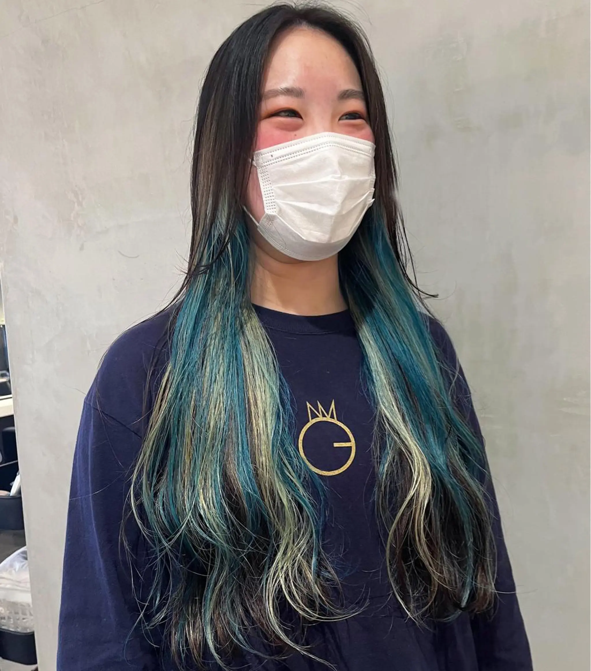ロング カラー ヘアカラー トリートメント 暖色🍒姫カット🎀 オタク特化🎀ゆうなのヘアスタイル