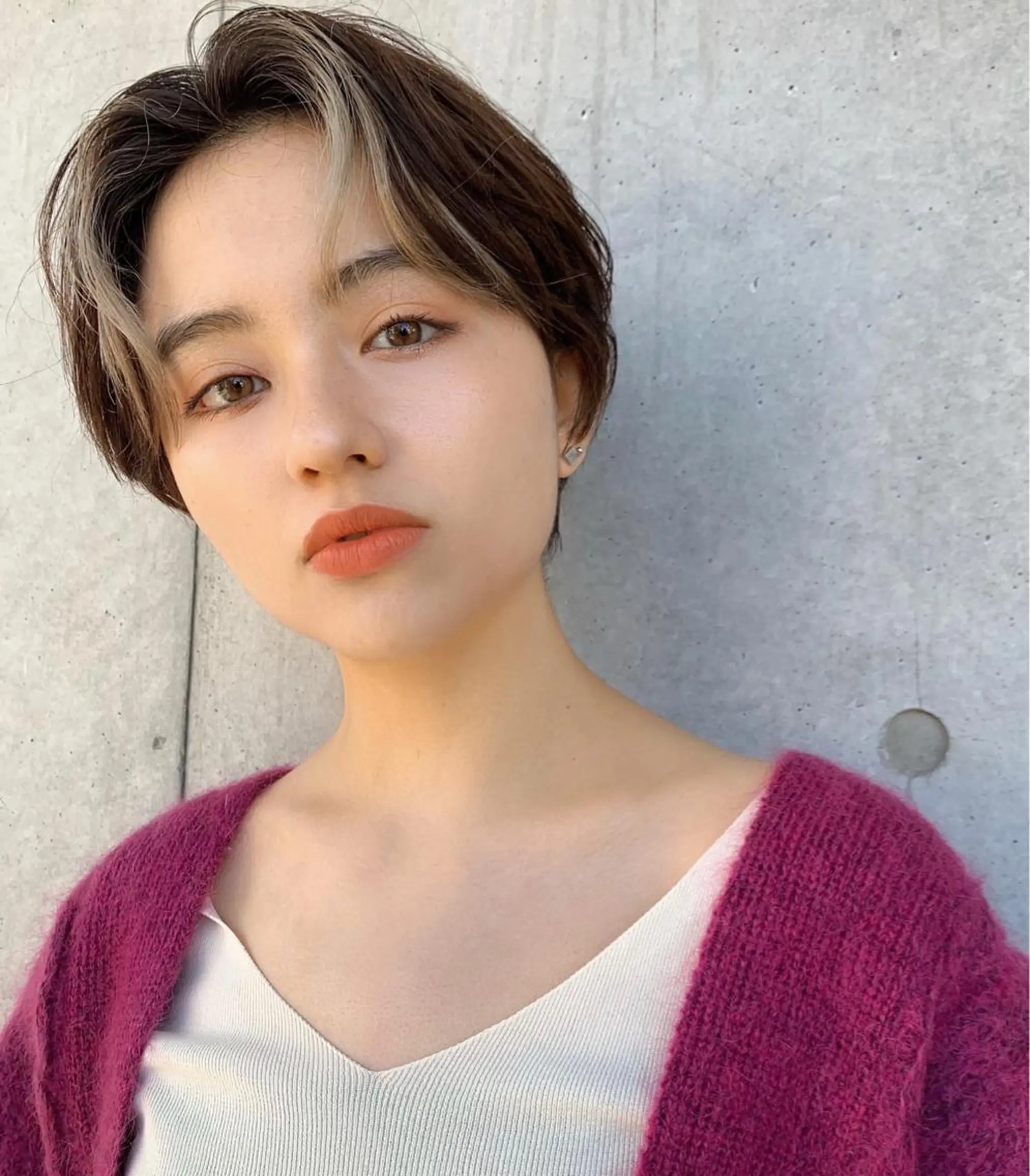 ショート カラー カット ヘアカラー トリートメント conne&riri所属・MA YUのヘアスタイル