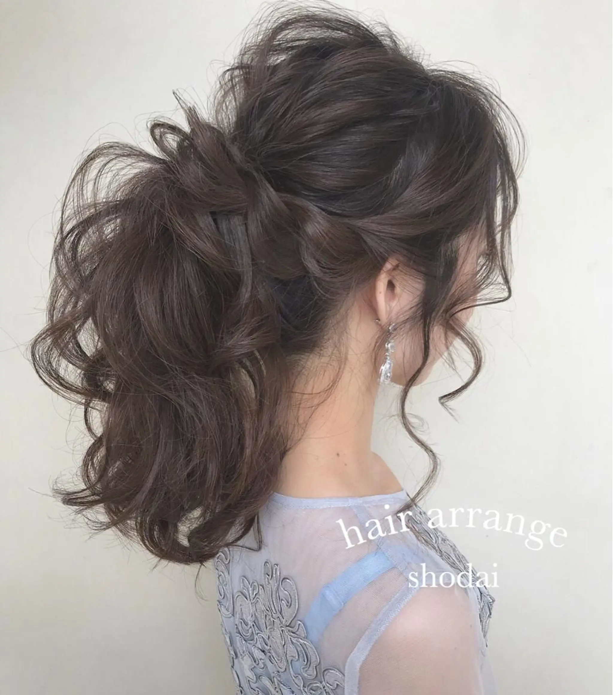 ロング カラー ヘアアレンジ ハイライト、レイヤー カット/西梅田/中西のヘアスタイル