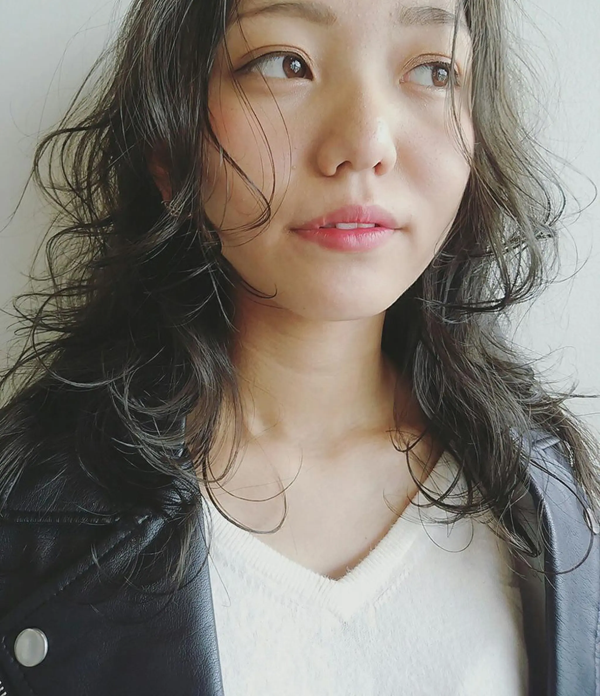 ミディアム カラー hair &eye LAWE.店長のヘアスタイル
