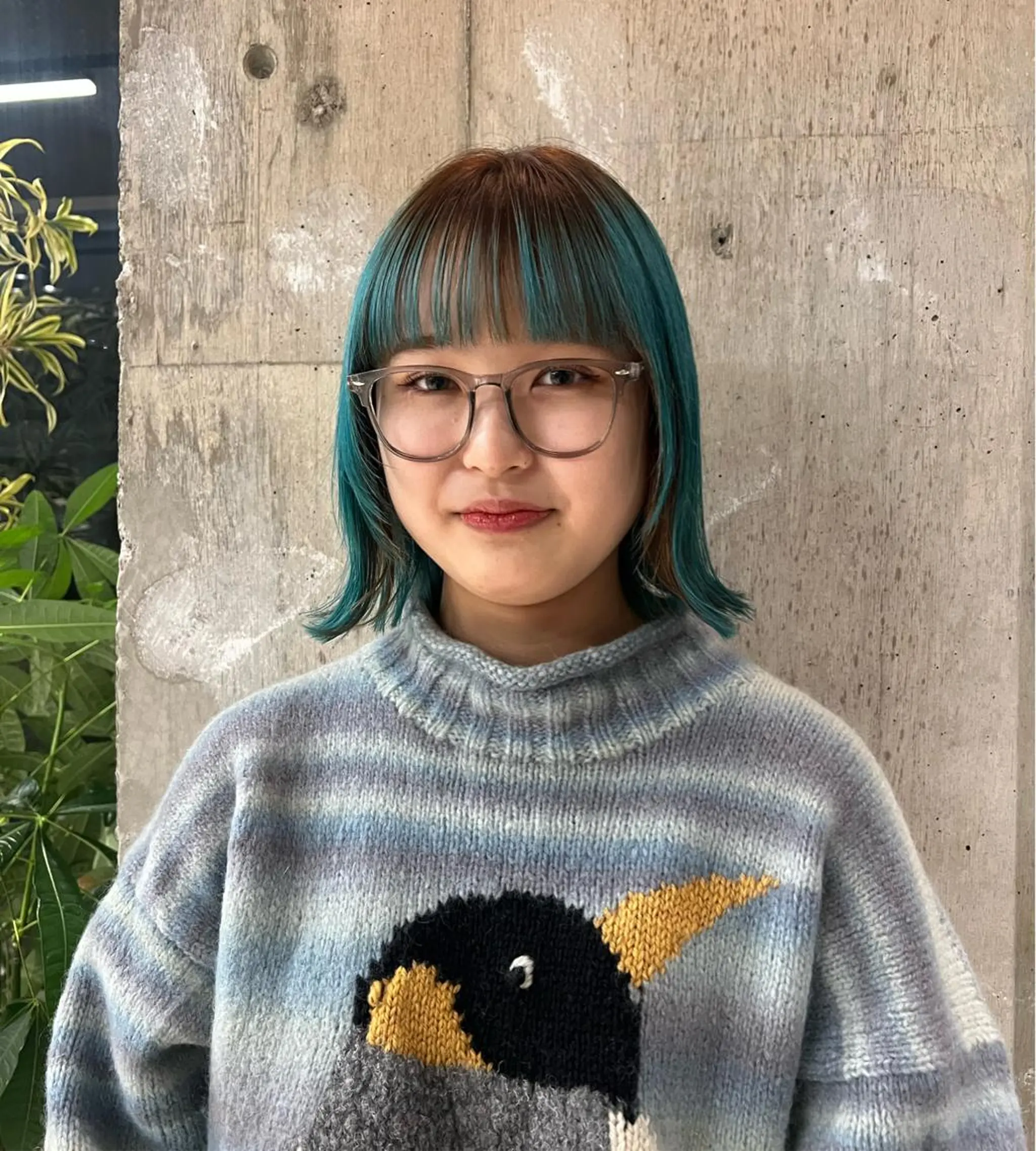 ミディアム カラー piilo. かわい  なつみのヘアスタイル