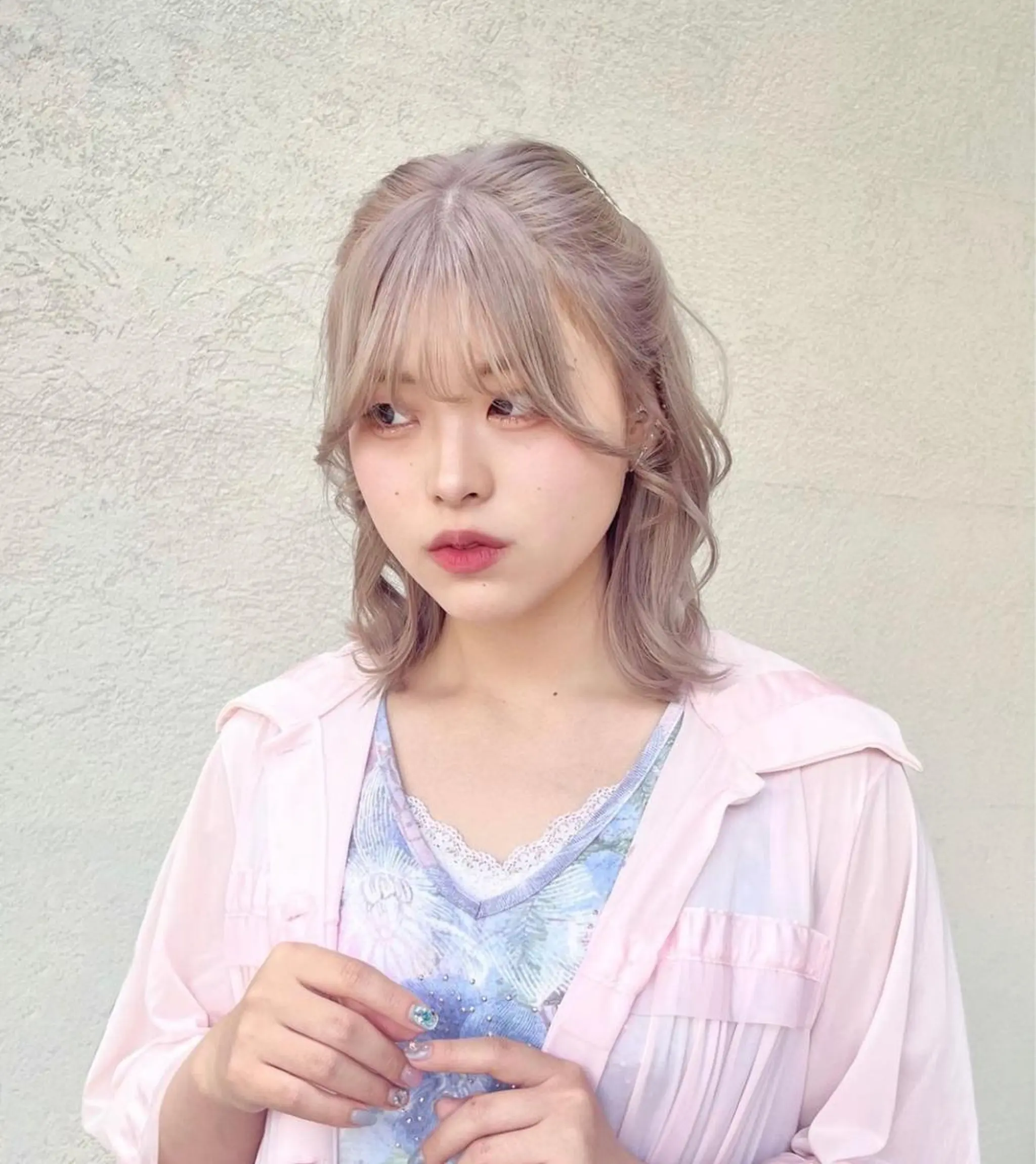 セミロング 原田 智行のヘアスタイル