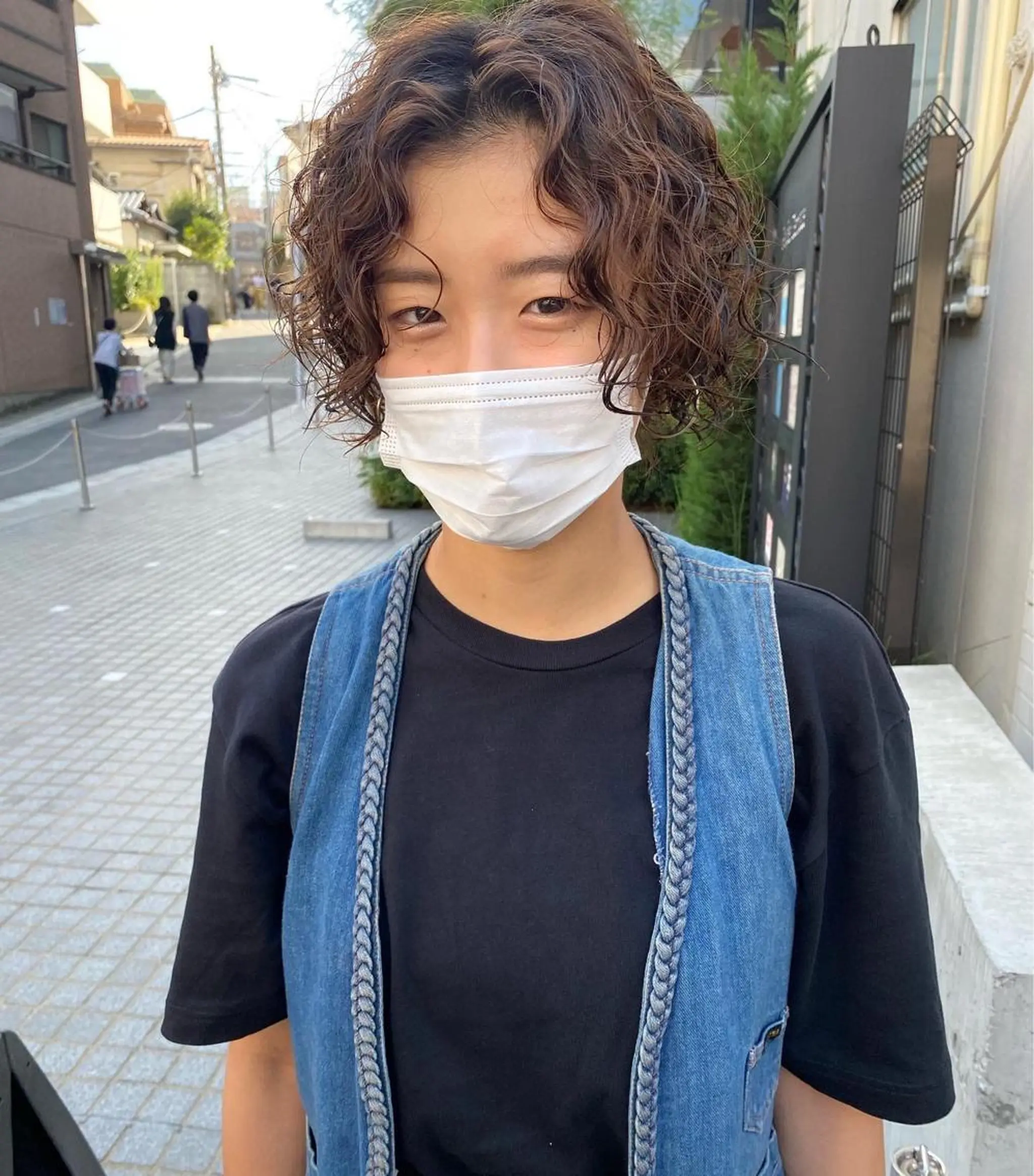 ショート パーマ 森貴裕/ベージュ/ パーマ/オリーブのヘアスタイル