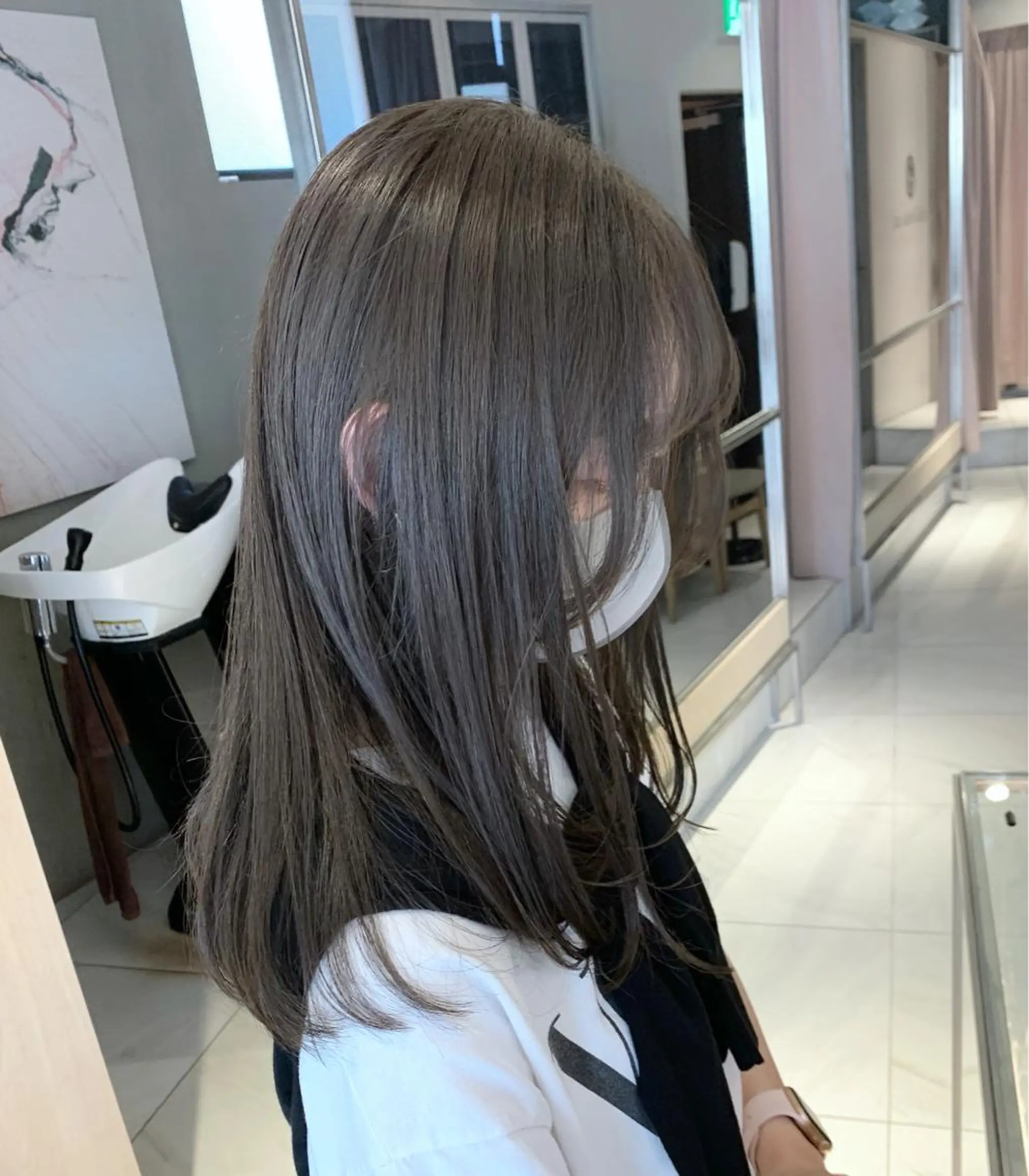 ロング カラー カット ヘアカラー トリートメント 柔らか透け感カラー 🌿ムロヤリョウスケのヘアスタイル