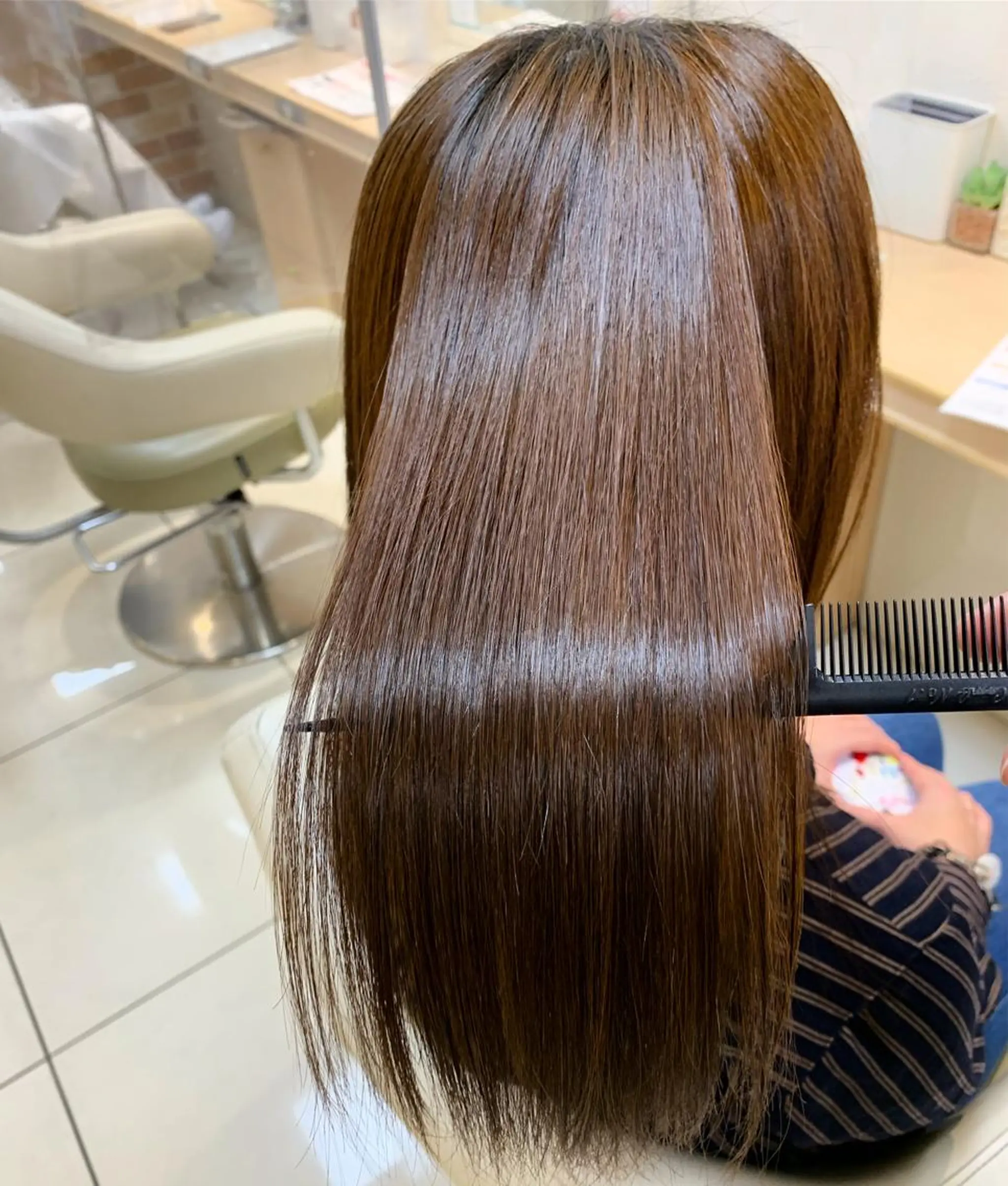 セミロング パーマ ヘアアレンジ 縮毛矯正 トリートメント 店長 大方康暉のヘアスタイル