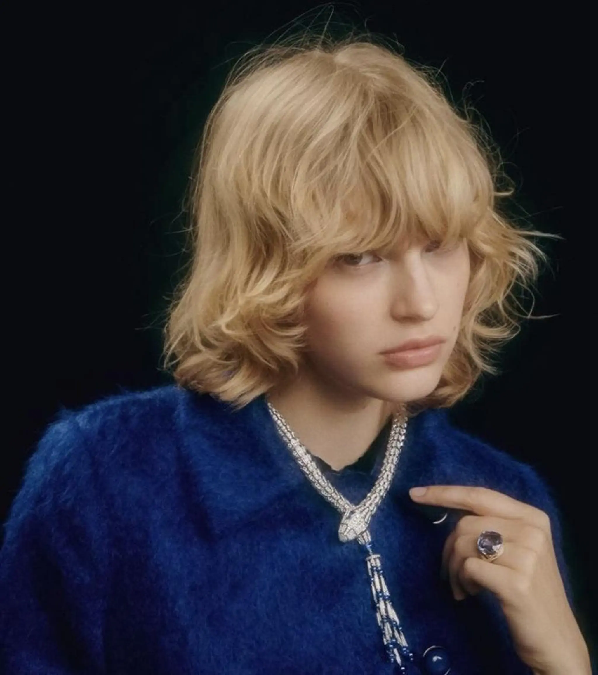 カラー ブリーチ メンズハイトーン/栄 /イトウタケルのヘアスタイル