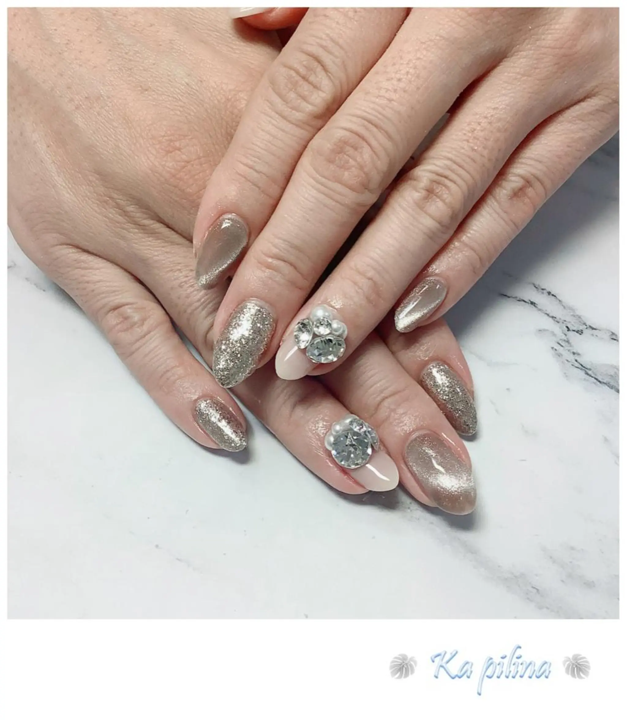 ネイル マグネットネイル Nail salon Ka pilinaのネイルデザイン