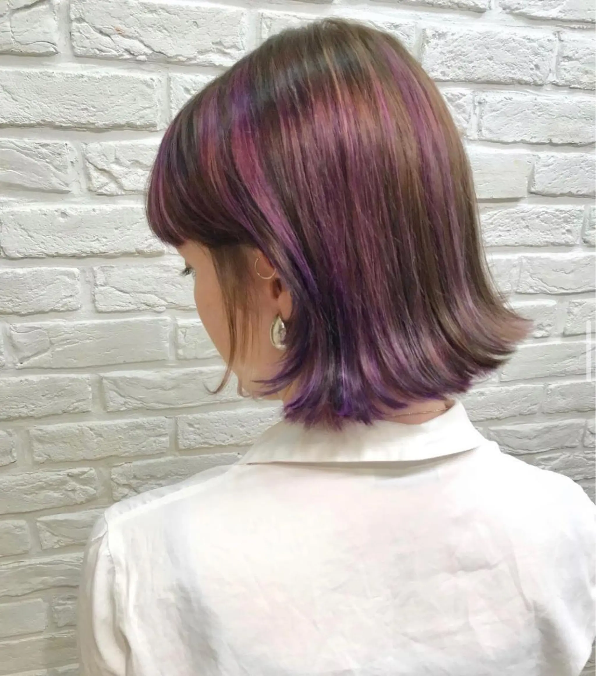 ショート カラー ハイライトカラー ハイライト stylist Yumaのヘアスタイル