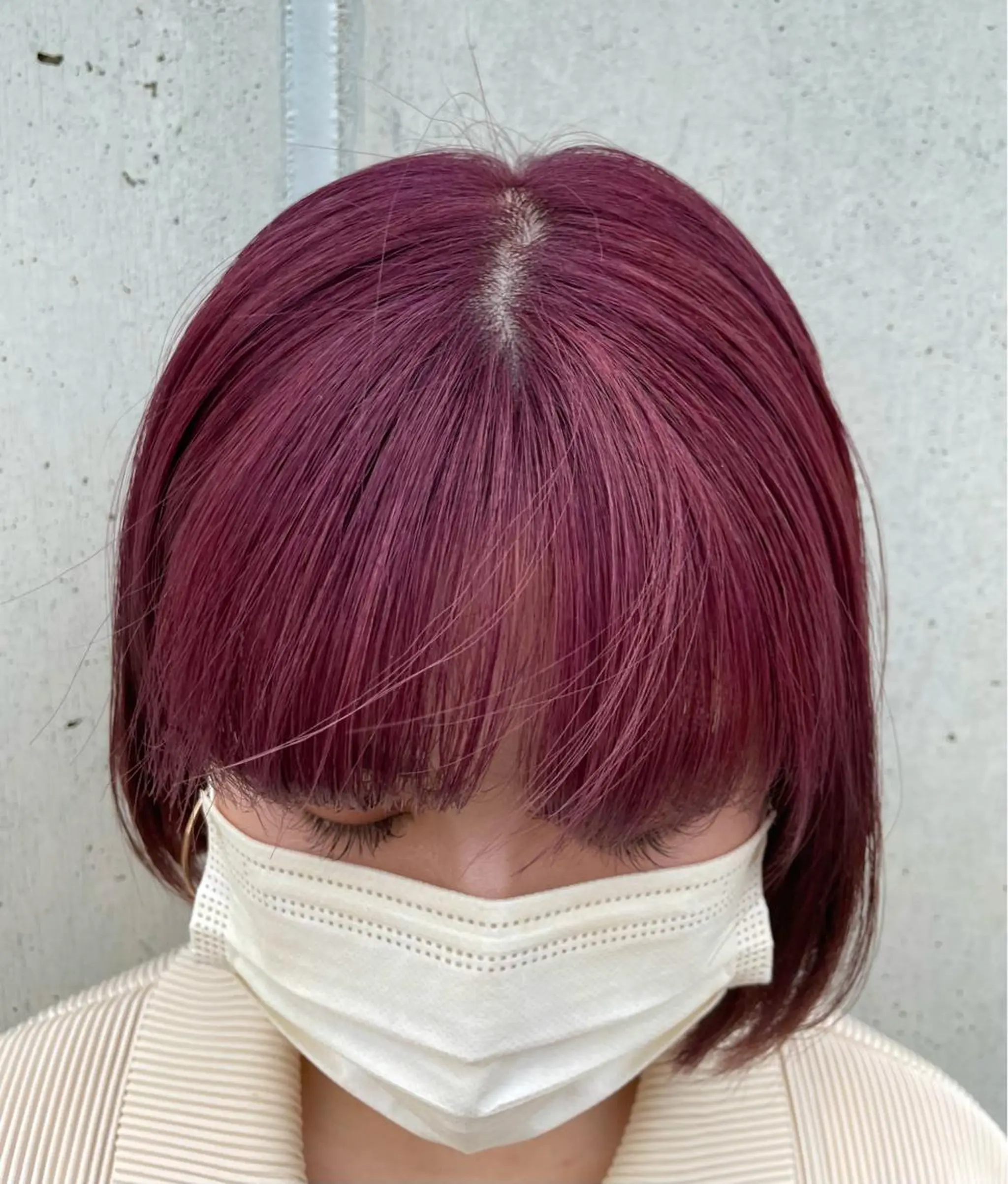 ミディアム カラー 北本 まどかのヘアスタイル