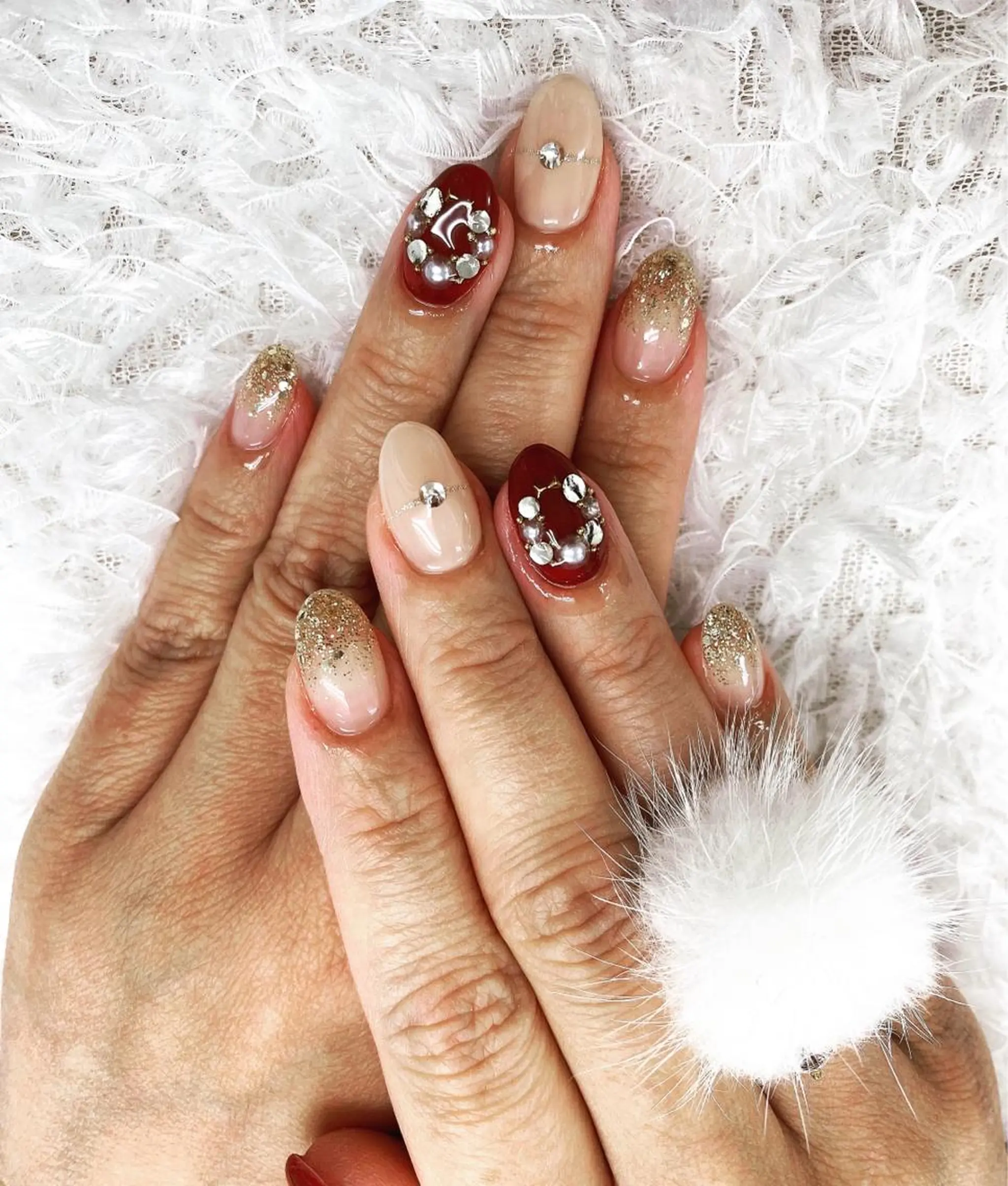 ネイル 冬ネイル クリスマス N._._.claw[エヌクロー]所属・N._._. clawのネイルデザイン