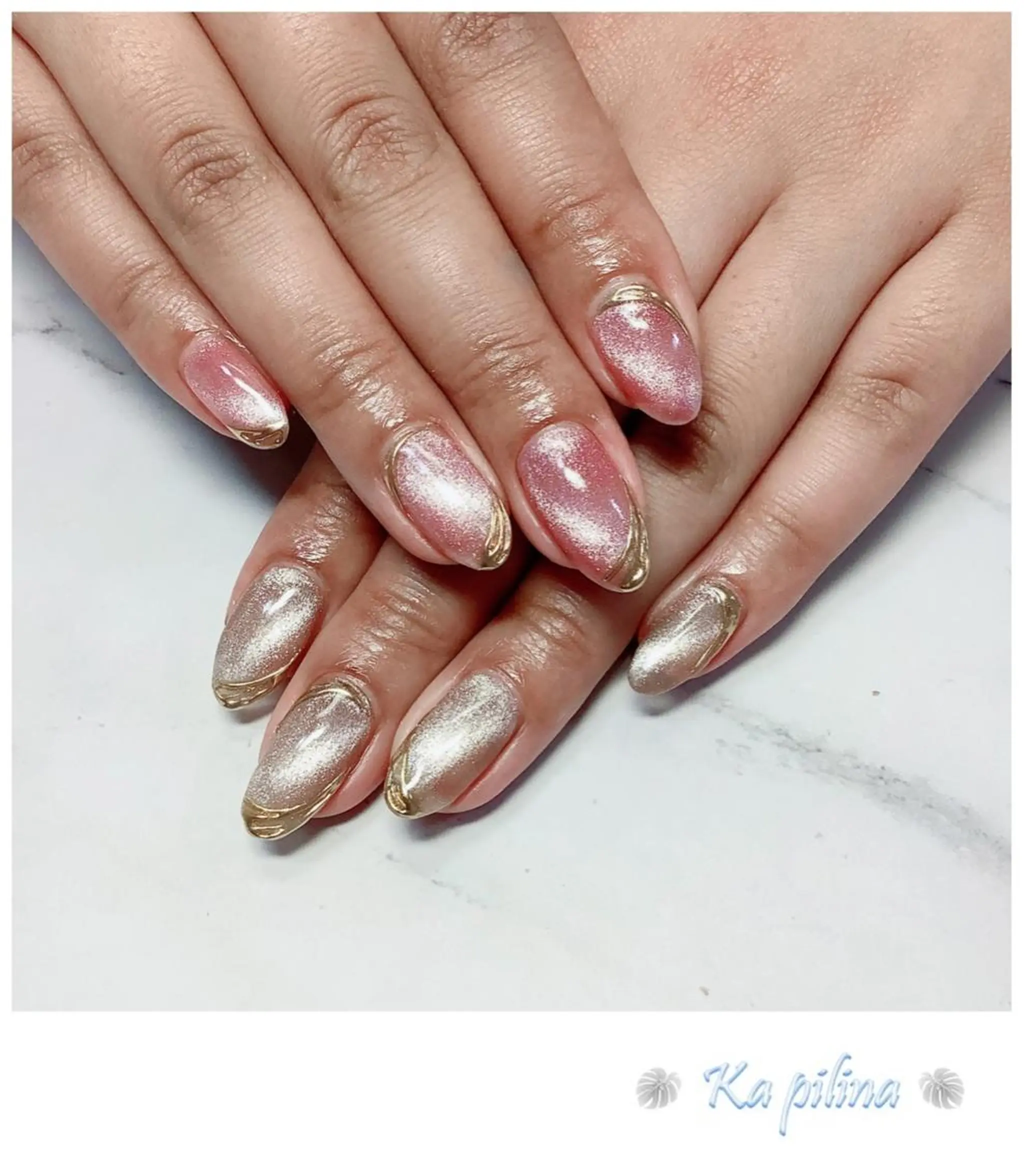 ネイル マグネットネイル Nail salon Ka pilinaのネイルデザイン