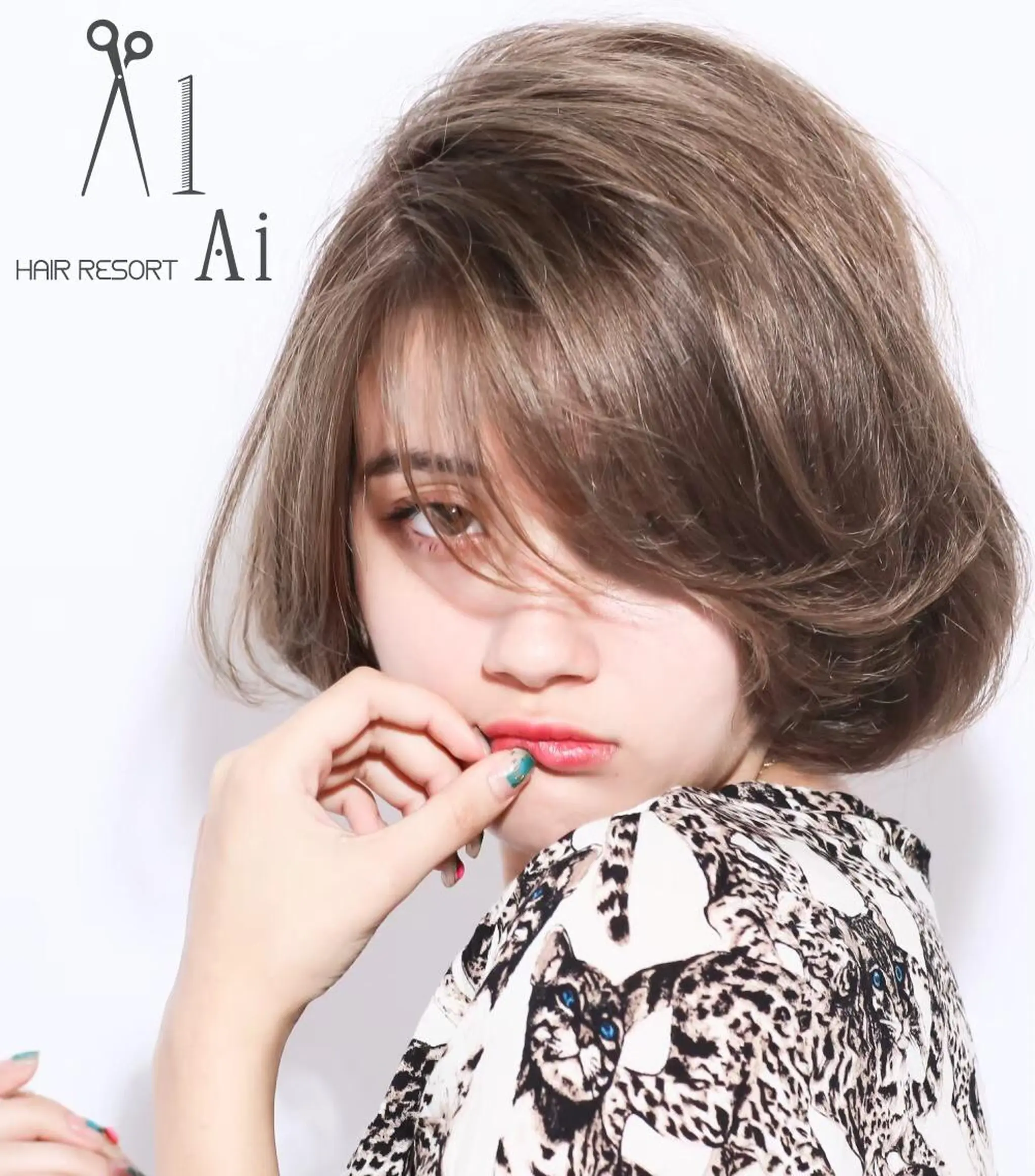 ショート カット ヘアカラー 【メンズ特化】波巻き ツイスト、スパイラルのヘアスタイル