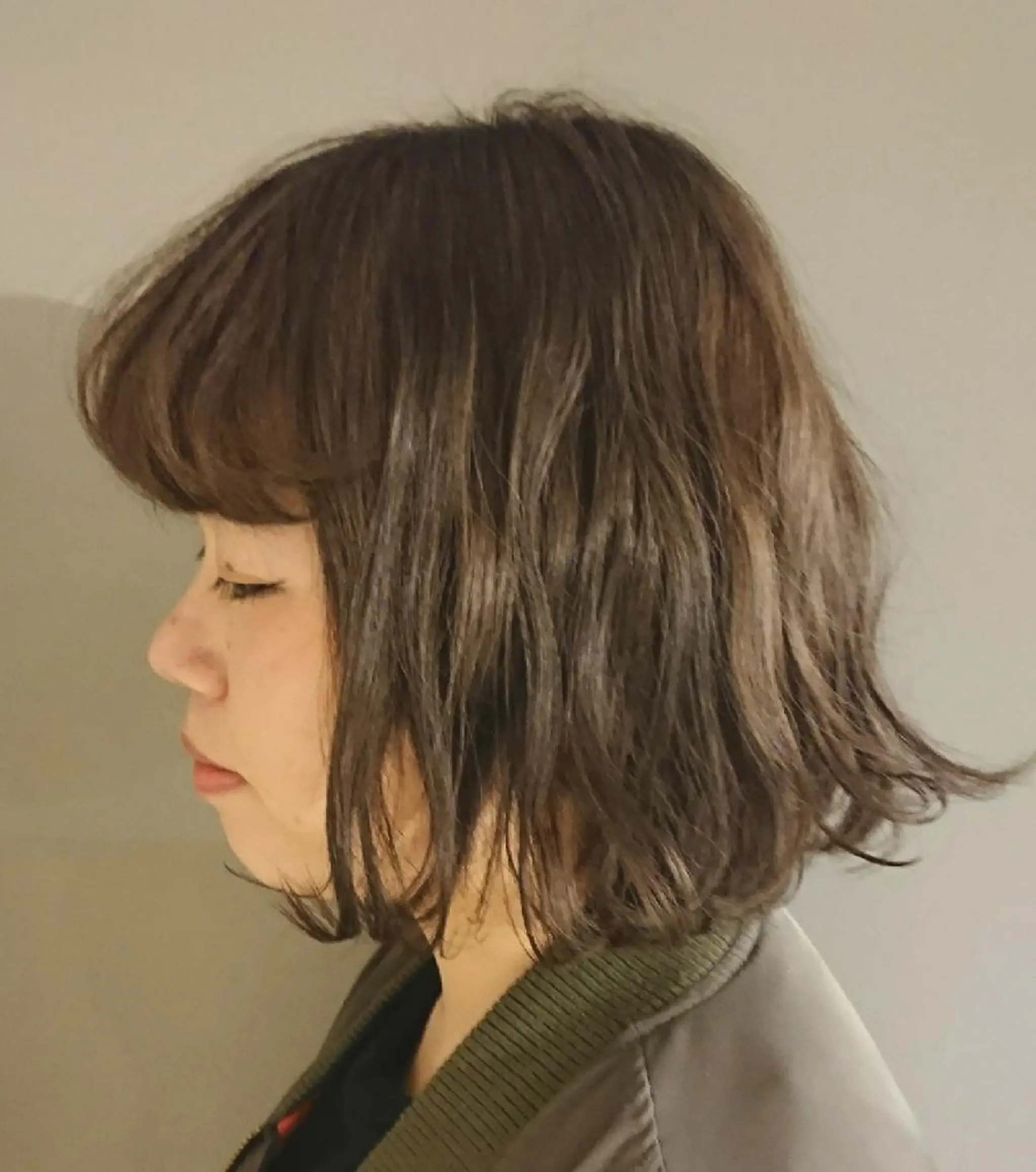 ミディアム カラー ベージュカラー ミルクティーベージュ coii コイ【原宿/表参道】のヘアスタイル