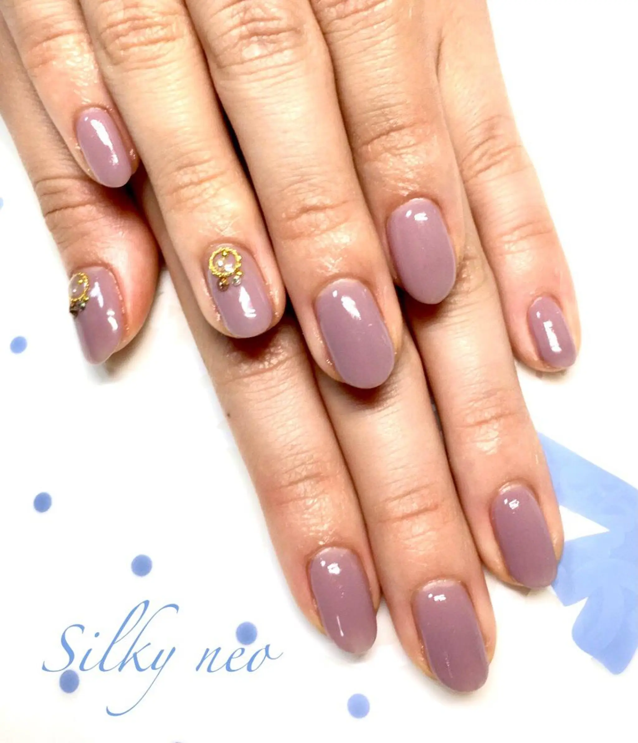 ネイル シンプルネイル Silky_nail _soraのネイルデザイン