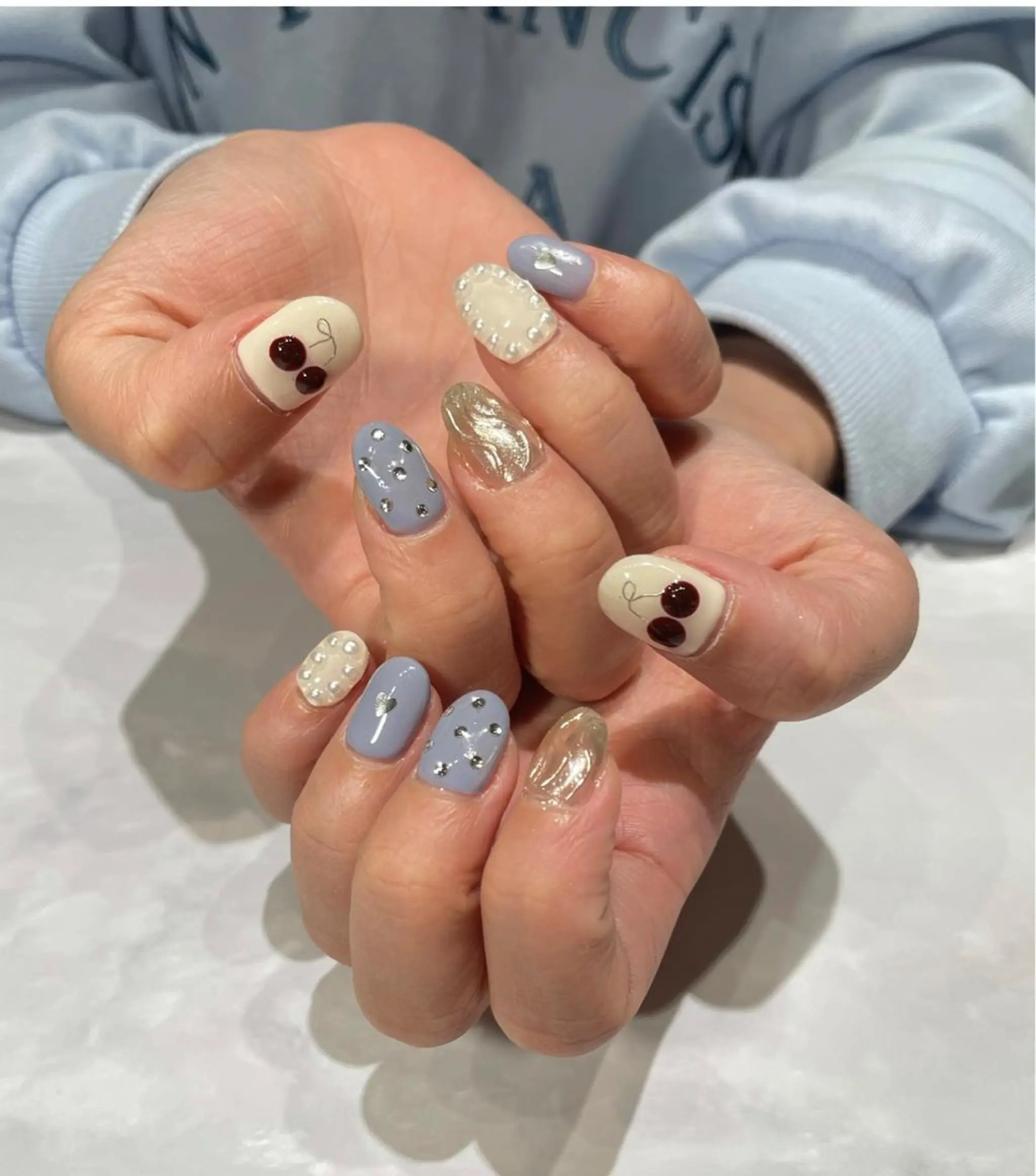ネイル ミラーネイル nail salon CIELのネイルデザイン