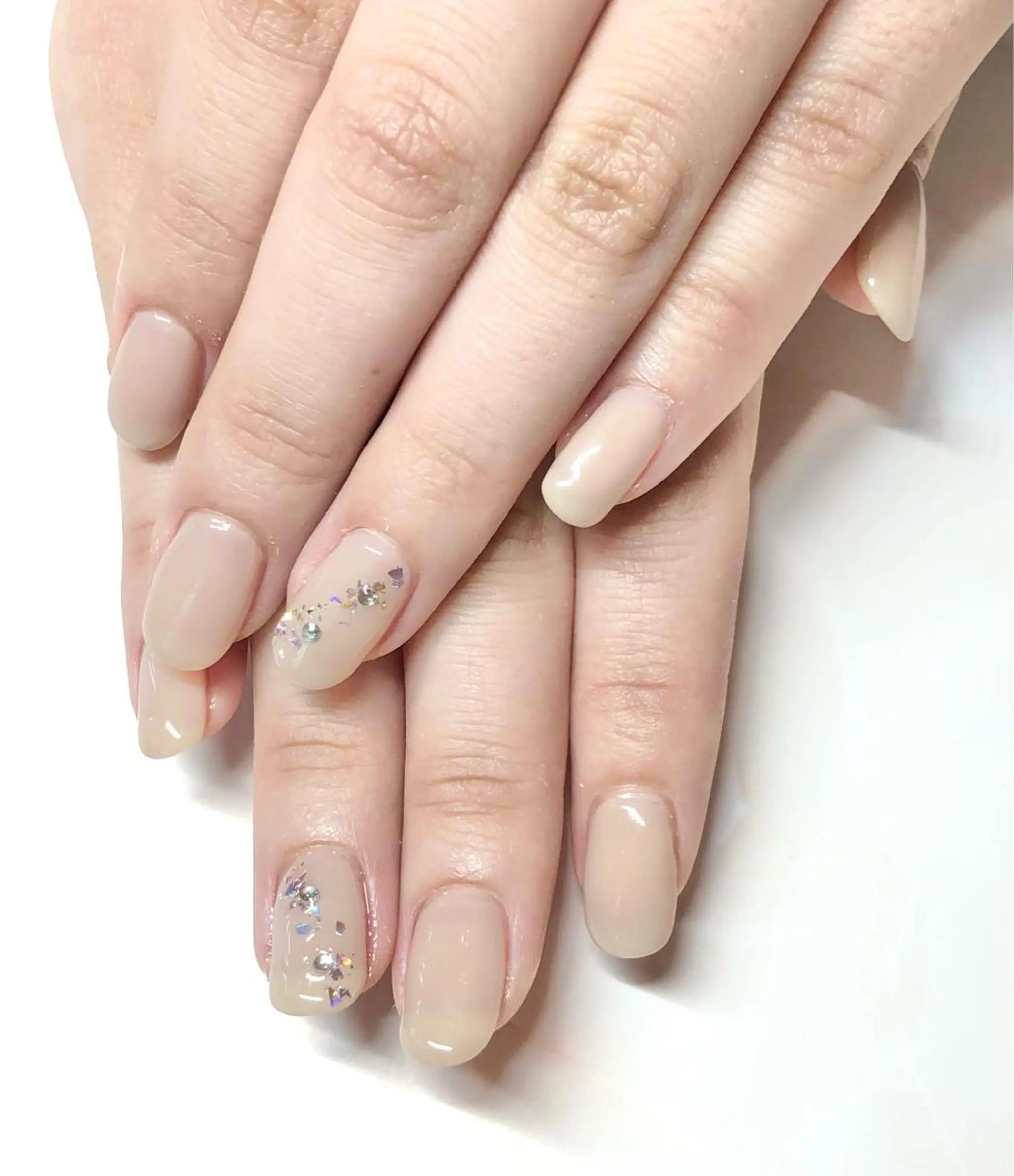 ネイル ジェルネイル ワンカラーネイル スカルプネイル シンプルネイル Mirei NAIL 金児のネイルデザイン