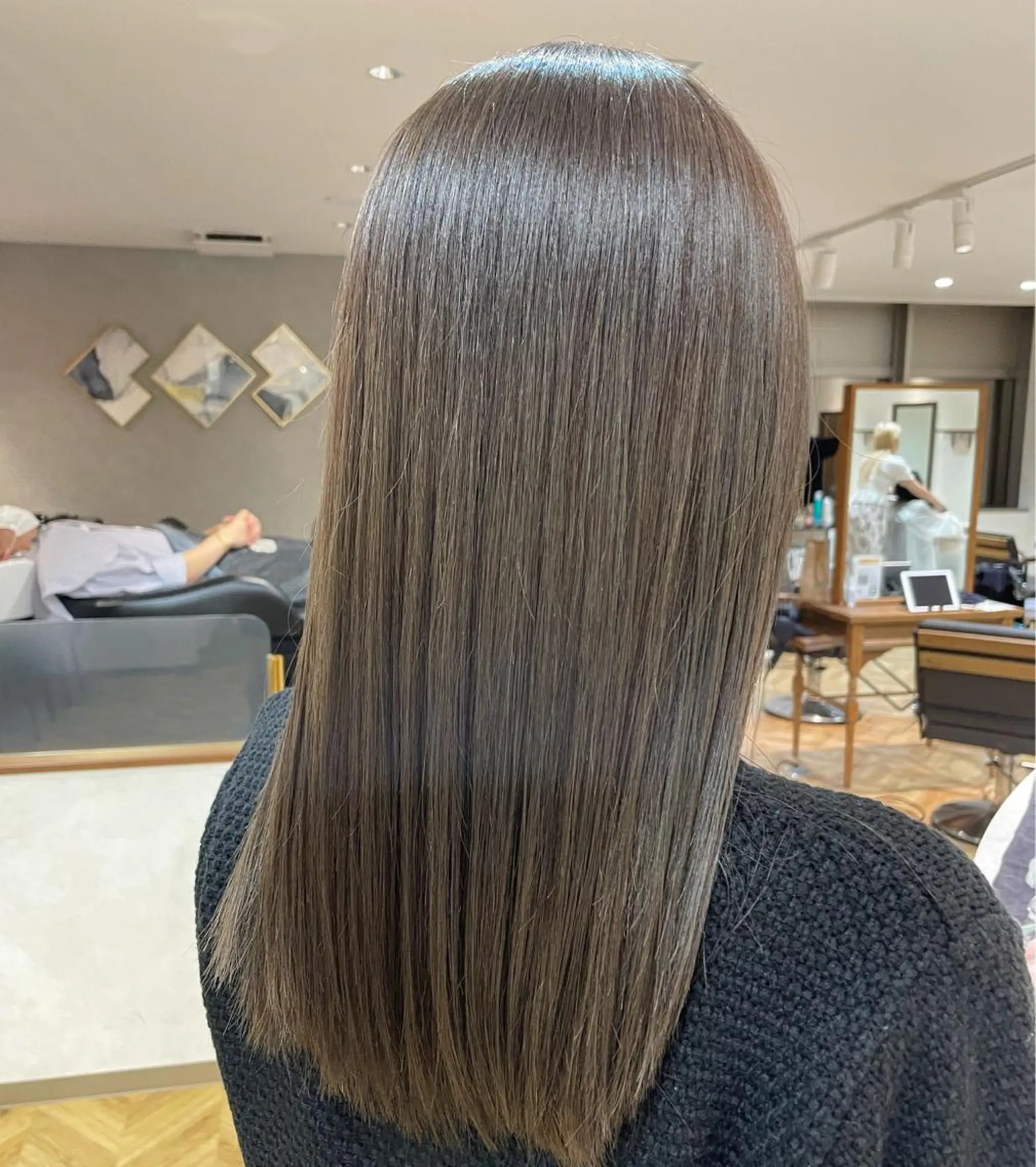 ミディアム カラー トリートメント ヘアカラー トリートメント Lond  lea 🦋ayana🦋のヘアスタイル