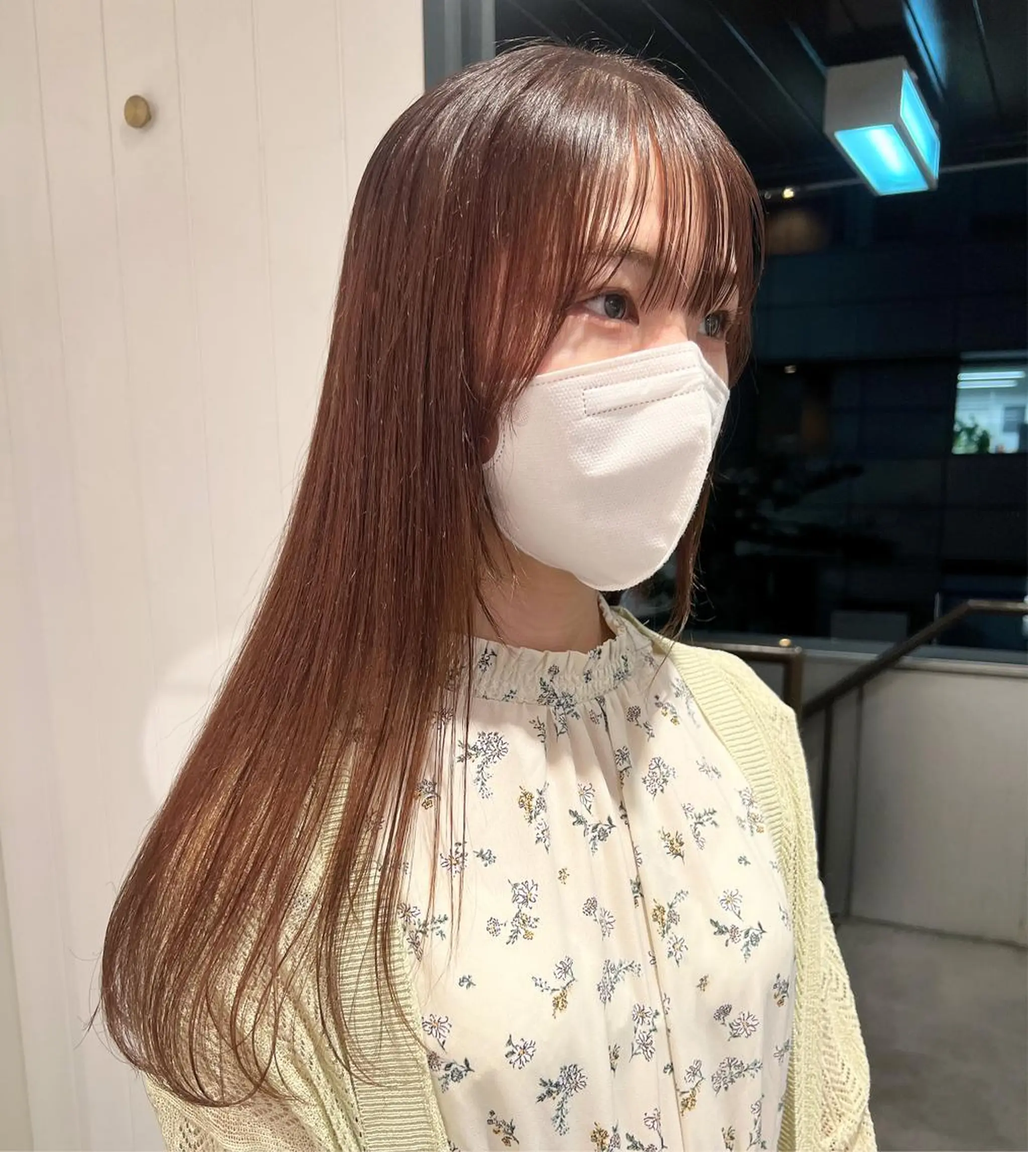 ロング ヘアカラー 上原 みちるのヘアスタイル