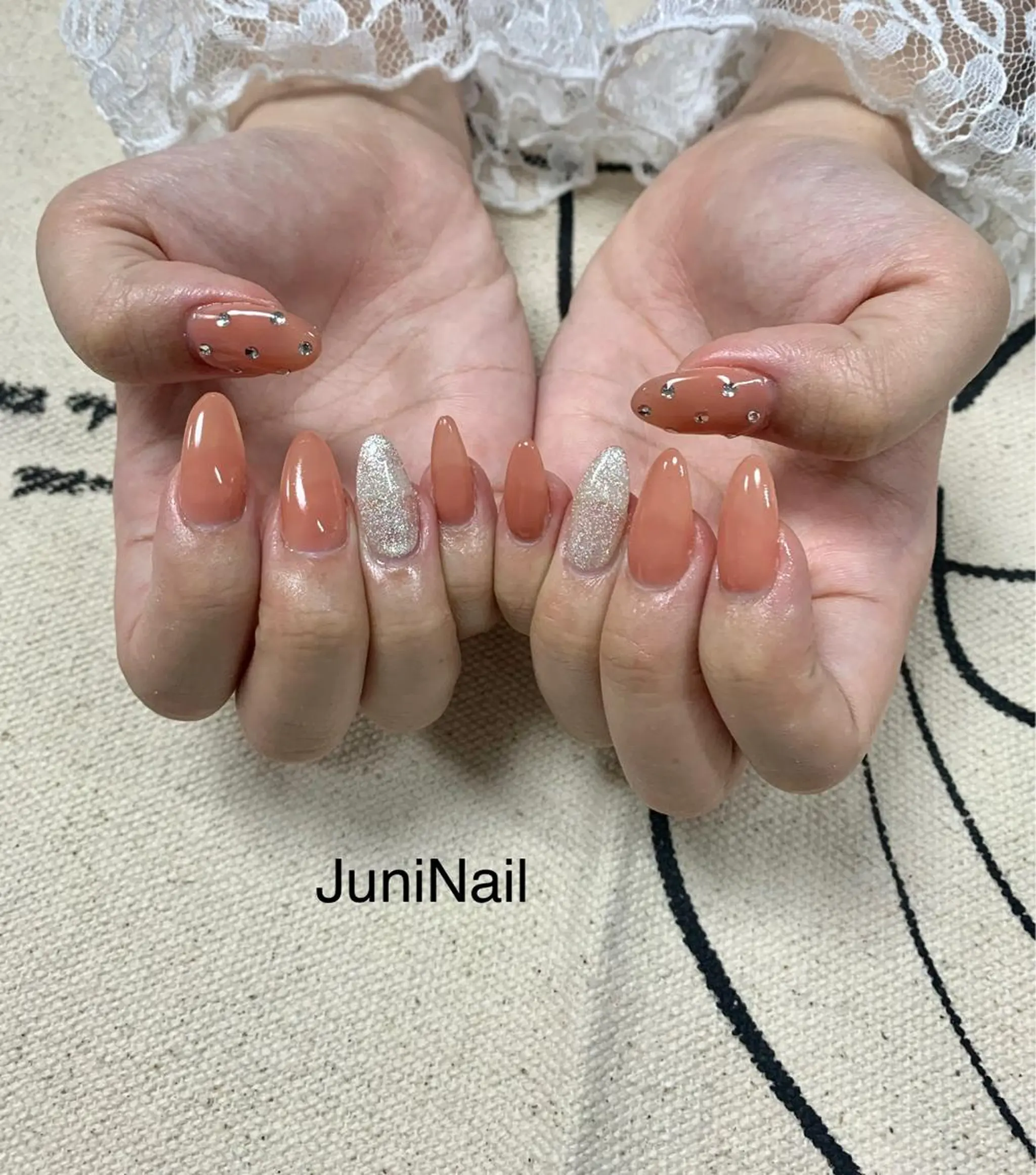 ネイル ハンドネイル JuniNail韓国 ネイリストsuのネイルデザイン