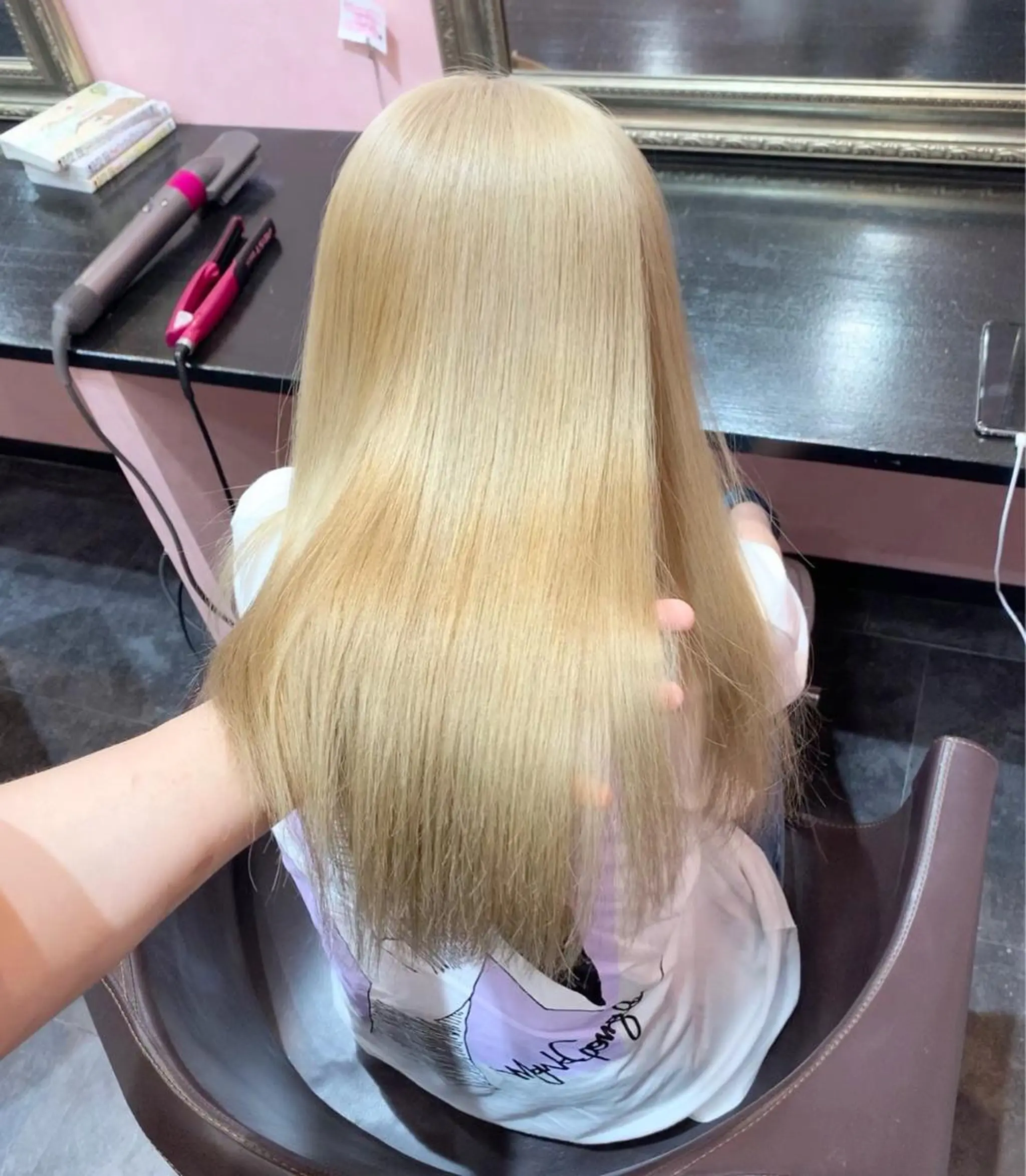 ロング ヘアカラー トリートメント Selene 難波店 店長SHINTANIのヘアスタイル