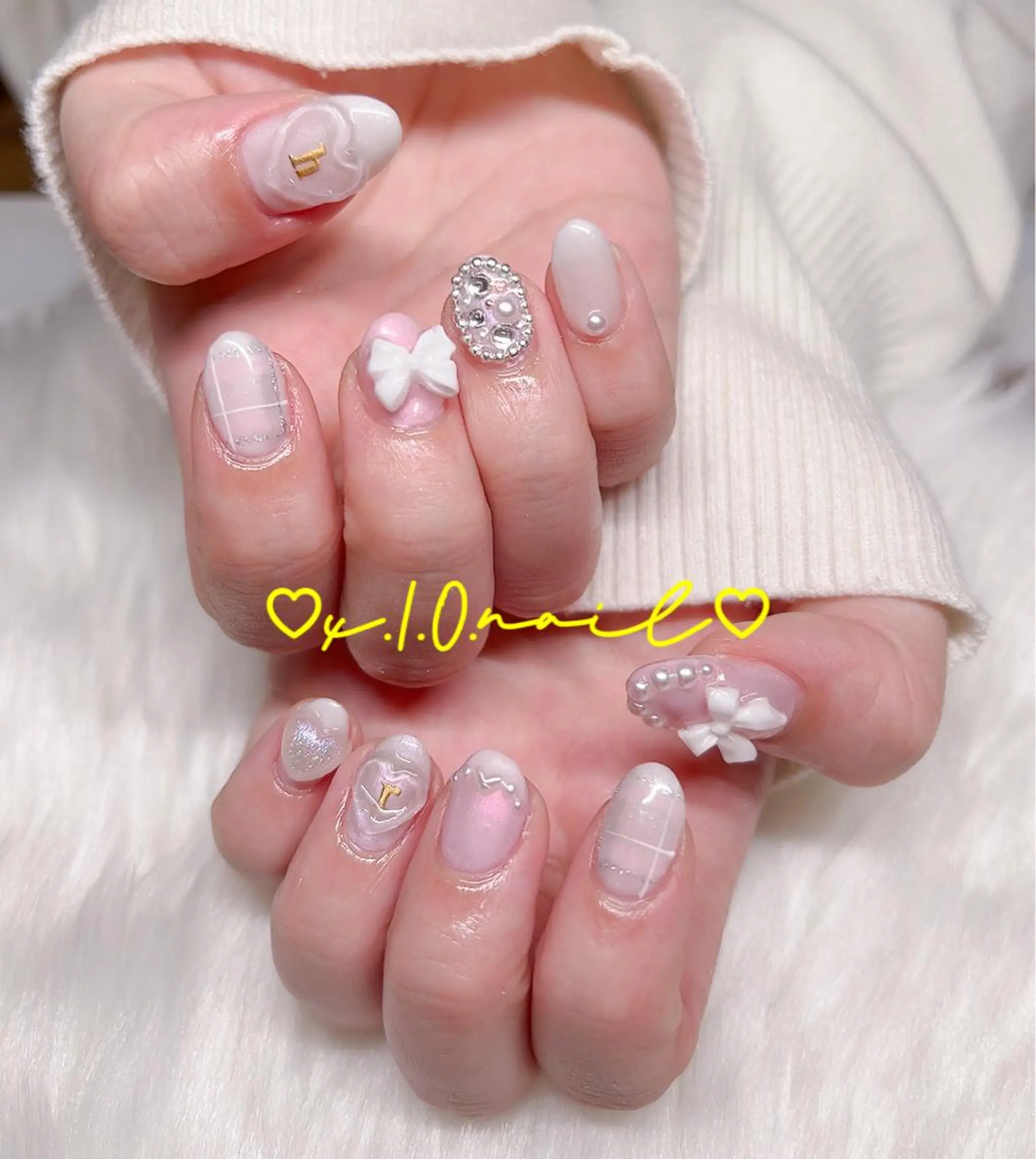 ネイル アニマル柄 アートネイル ニュアンスネイル ネイルチップ ハンドネイル x.1.0.nail ♡Cのネイルデザイン