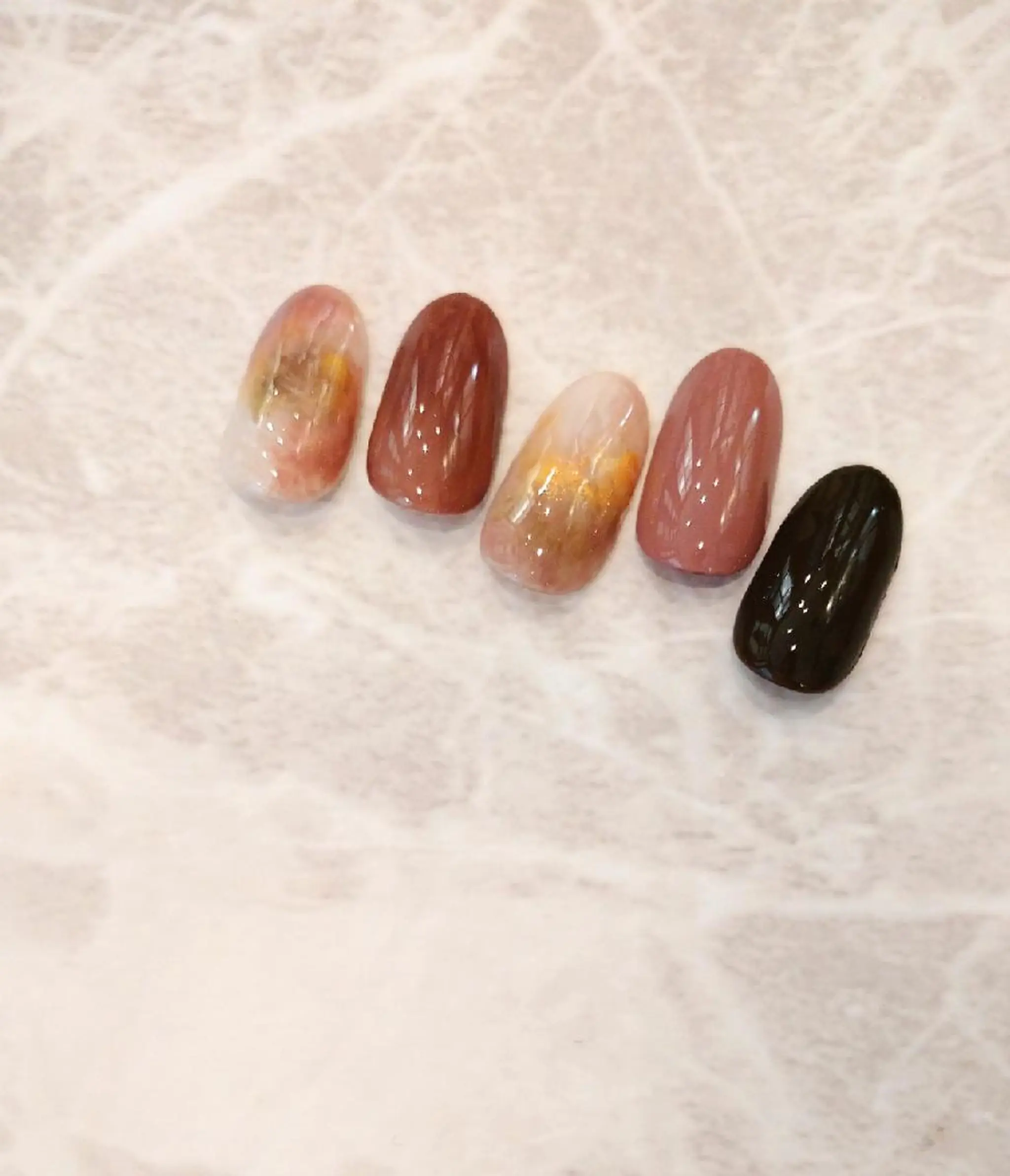 ネイル ジェルネイル パラジェル ハンドネイル 會田 瑠衣のネイルデザイン