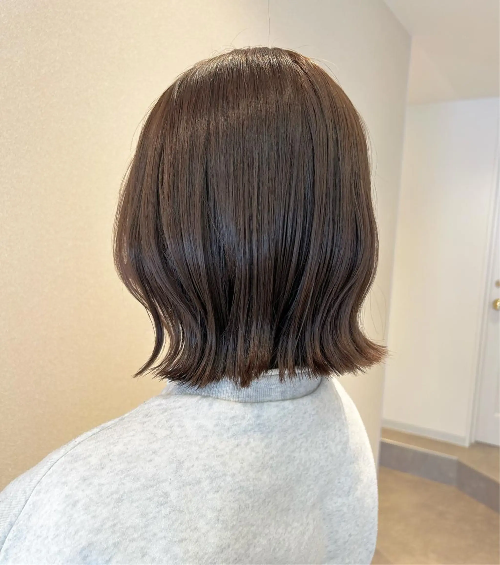ミディアム カラー カット ヘアカラー トリートメント 艶髪/髪質改善 yukaのヘアスタイル
