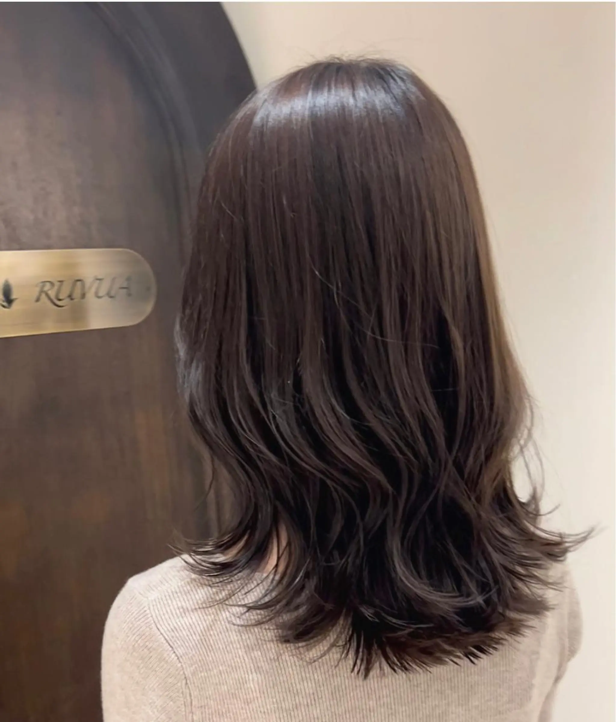 ミディアム くびれヘア カット ヘアカラー トリートメント 🧡くびれヘア/前髪 顔周り🧡久原結衣のヘアスタイル