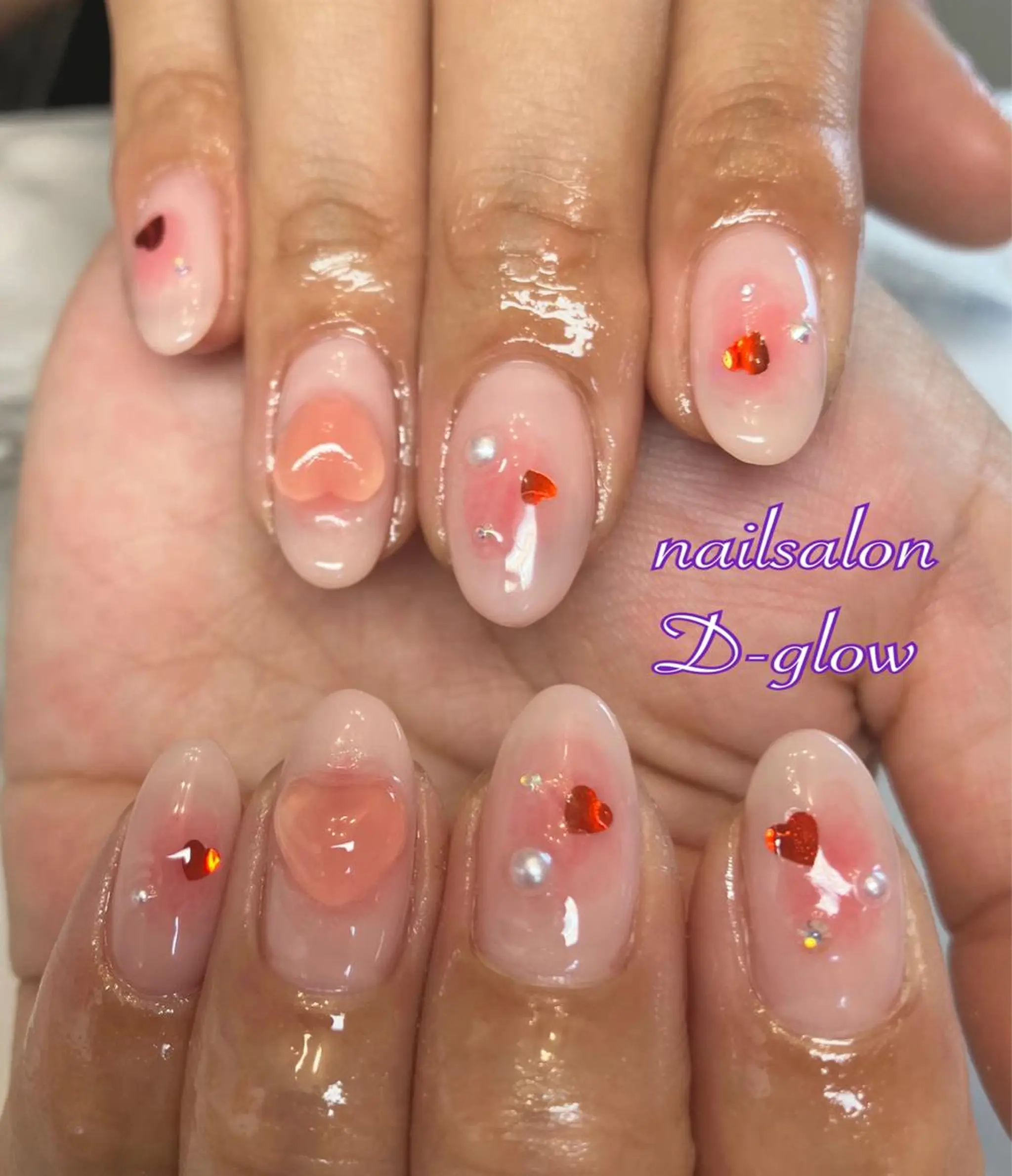 ネイル ハンドネイル ネイルサロン D-glowのネイルデザイン