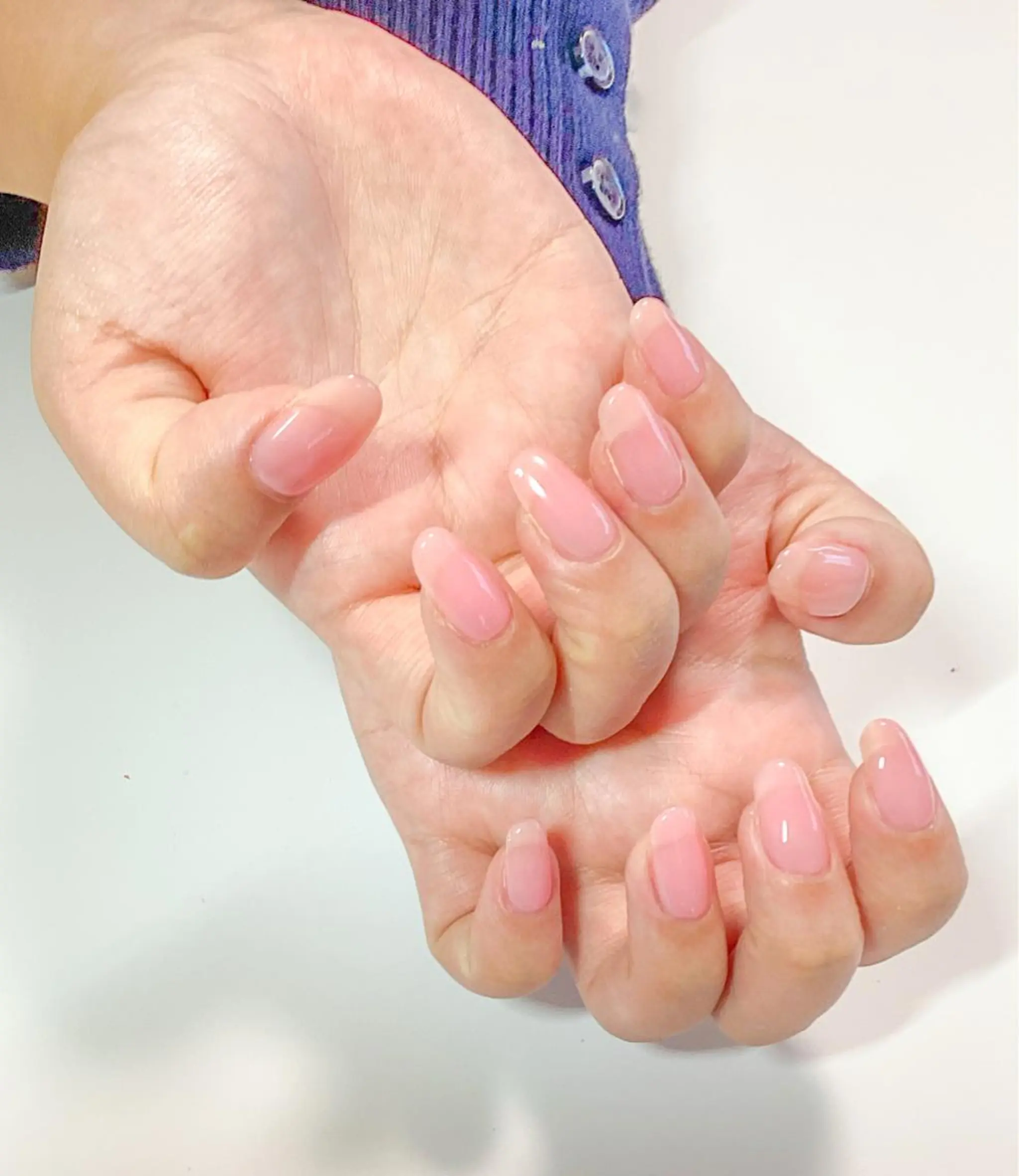ネイル ワンカラーネイル ピンク ハンドネイル Twinkle star nailのネイルデザイン