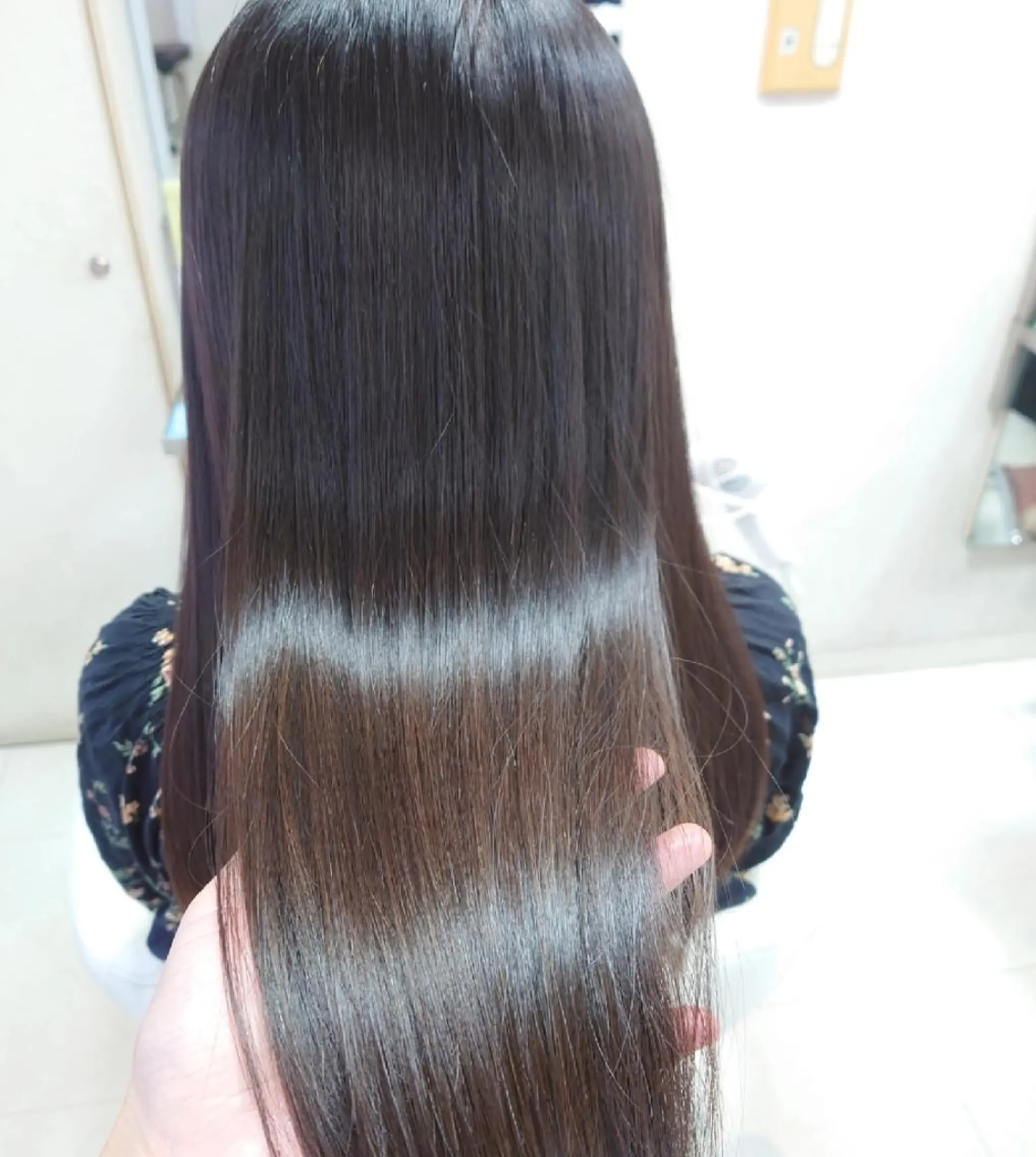 ロング 髪質改善 トリートメント 酸熱トリートメント トリートメント nagane sayakaのヘアスタイル