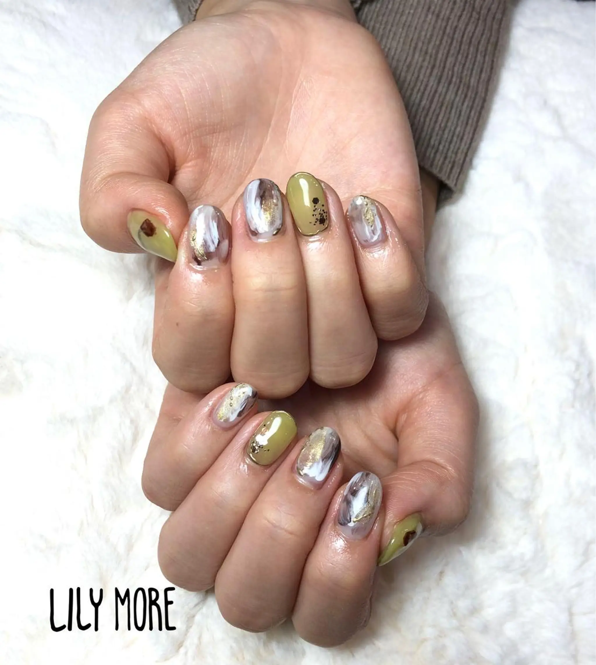 ネイル ニュアンスネイル Lily closetのネイルデザイン