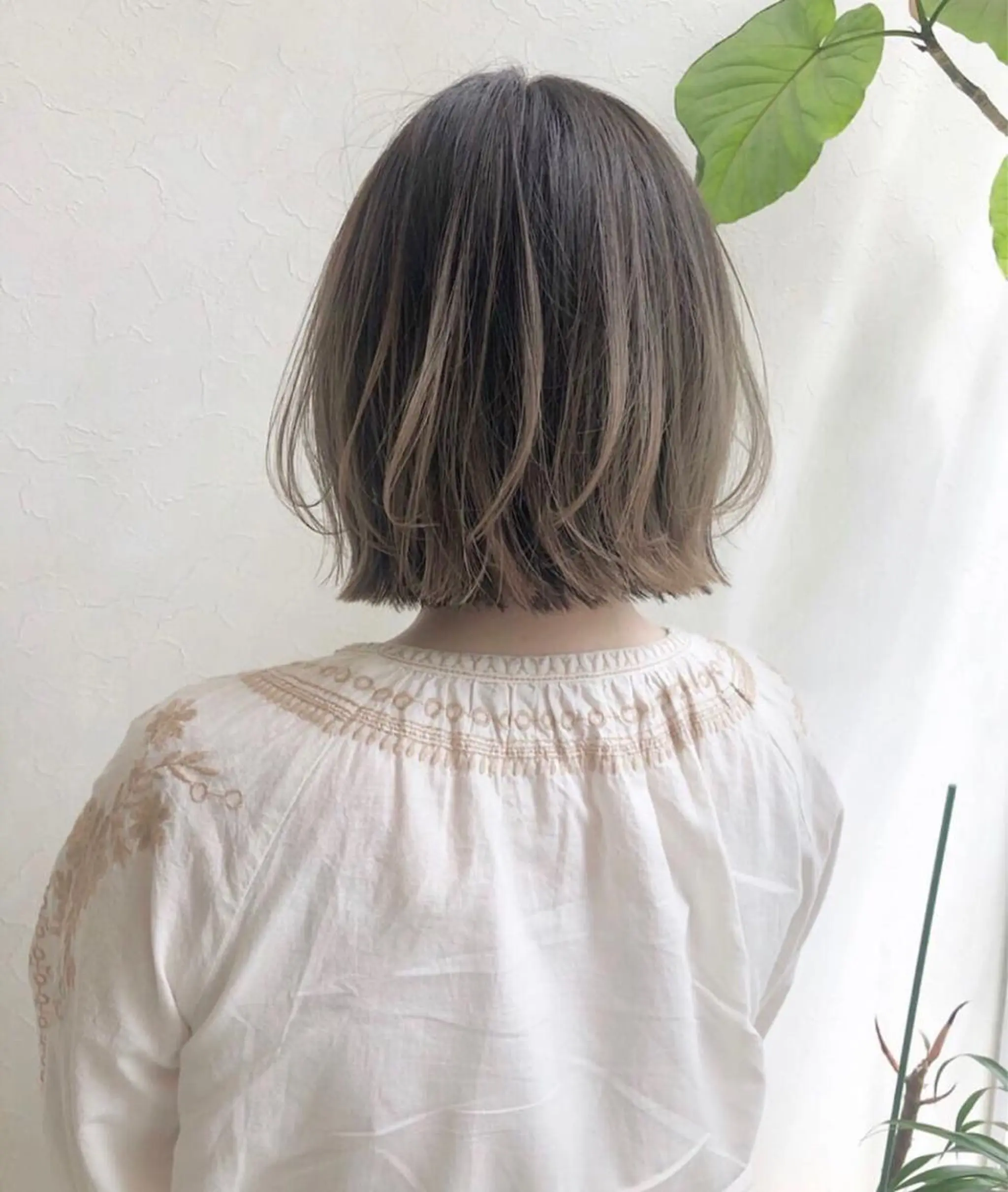 ミディアム カラー nakahara madokaのヘアスタイル