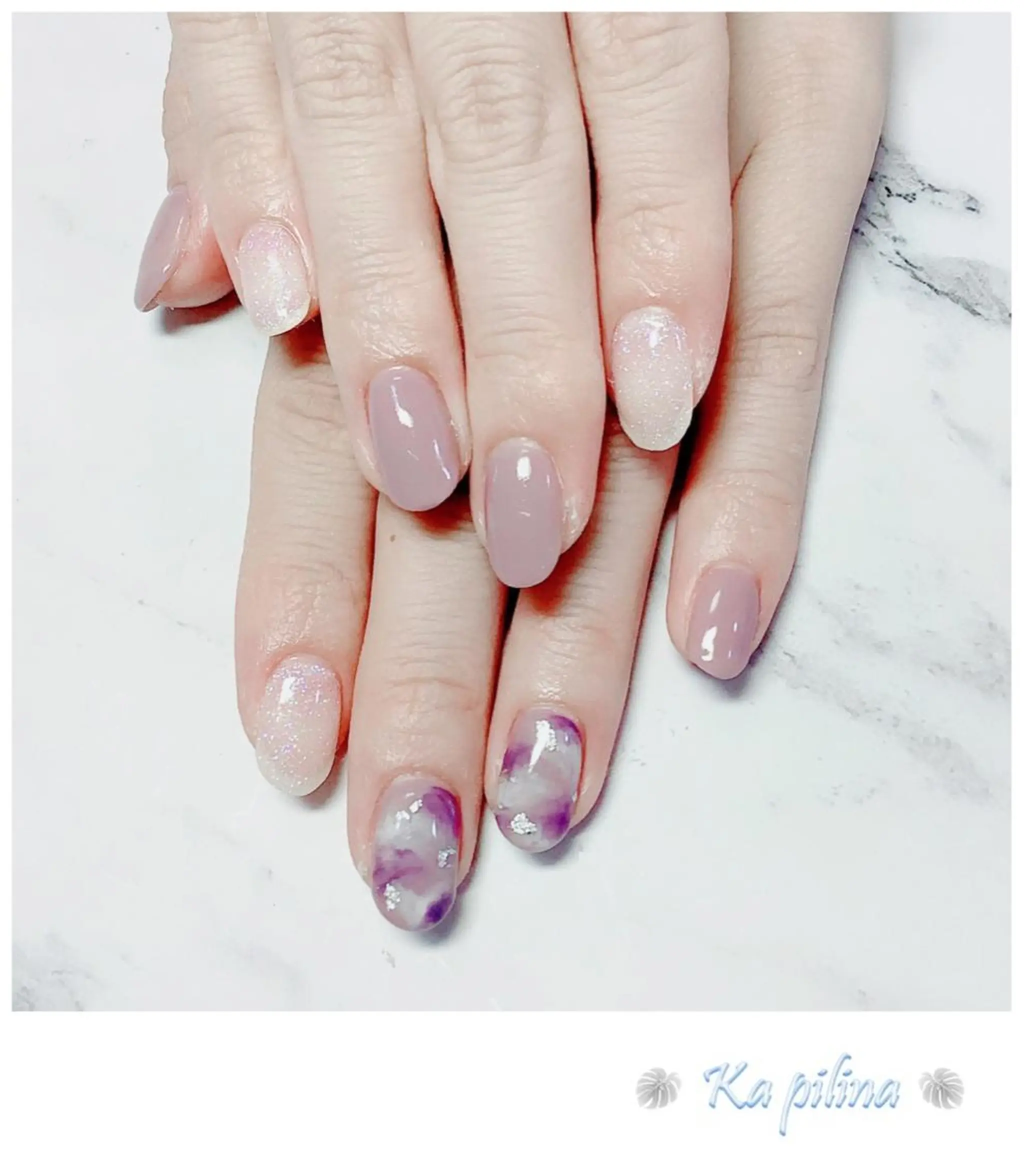 ネイル ニュアンスネイル Nail salon Ka pilinaのネイルデザイン