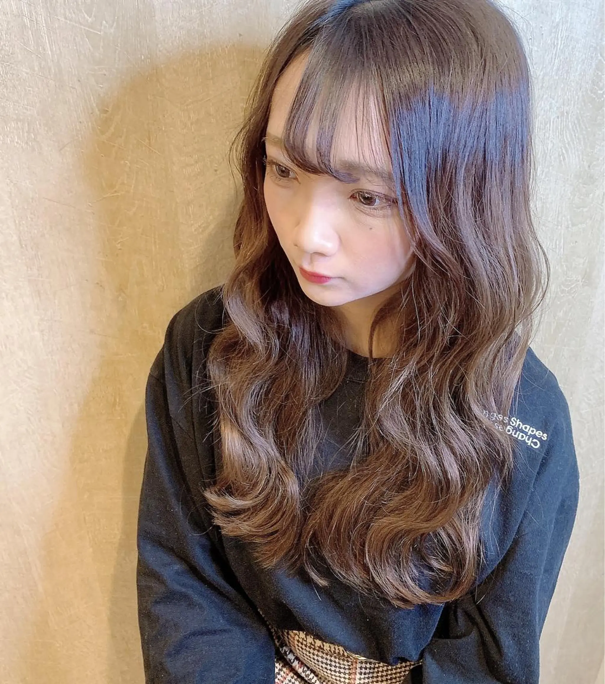 ロング カラー プルエクステ エクステ R by NINA かずなのヘアスタイル