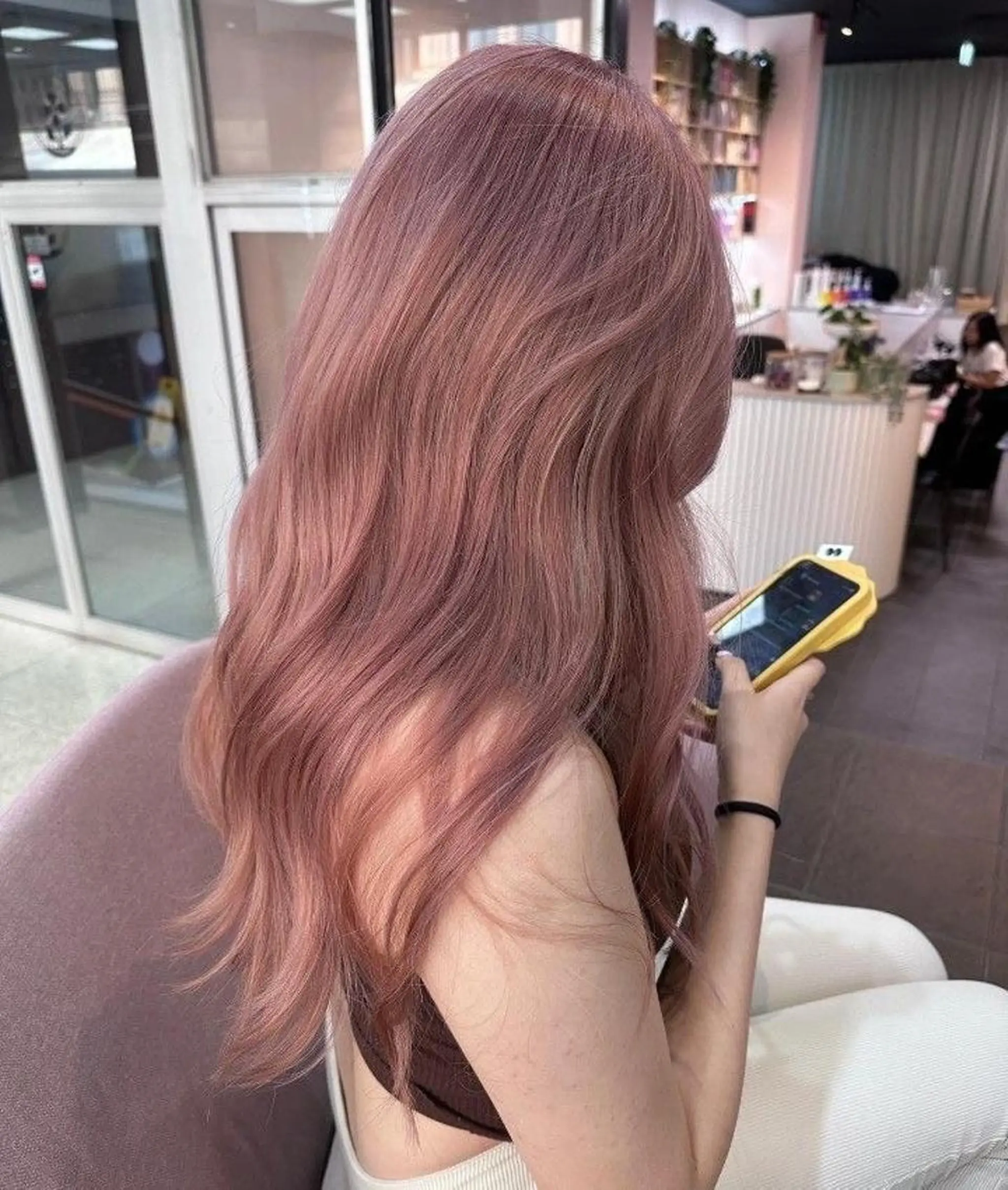 ロング カラー 🥀トレンド暖色⛓️ YUTOのヘアスタイル
