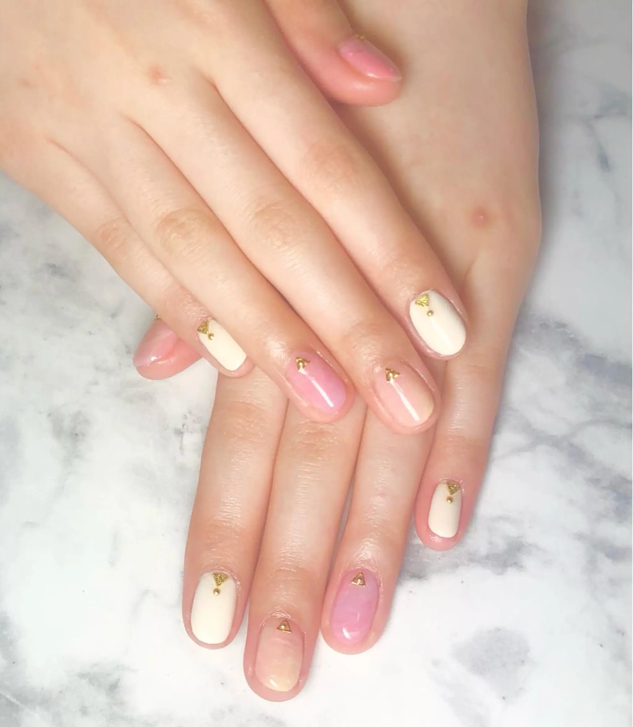 ショート ネイル 🦋Kiyomi. 🦋のネイルデザイン