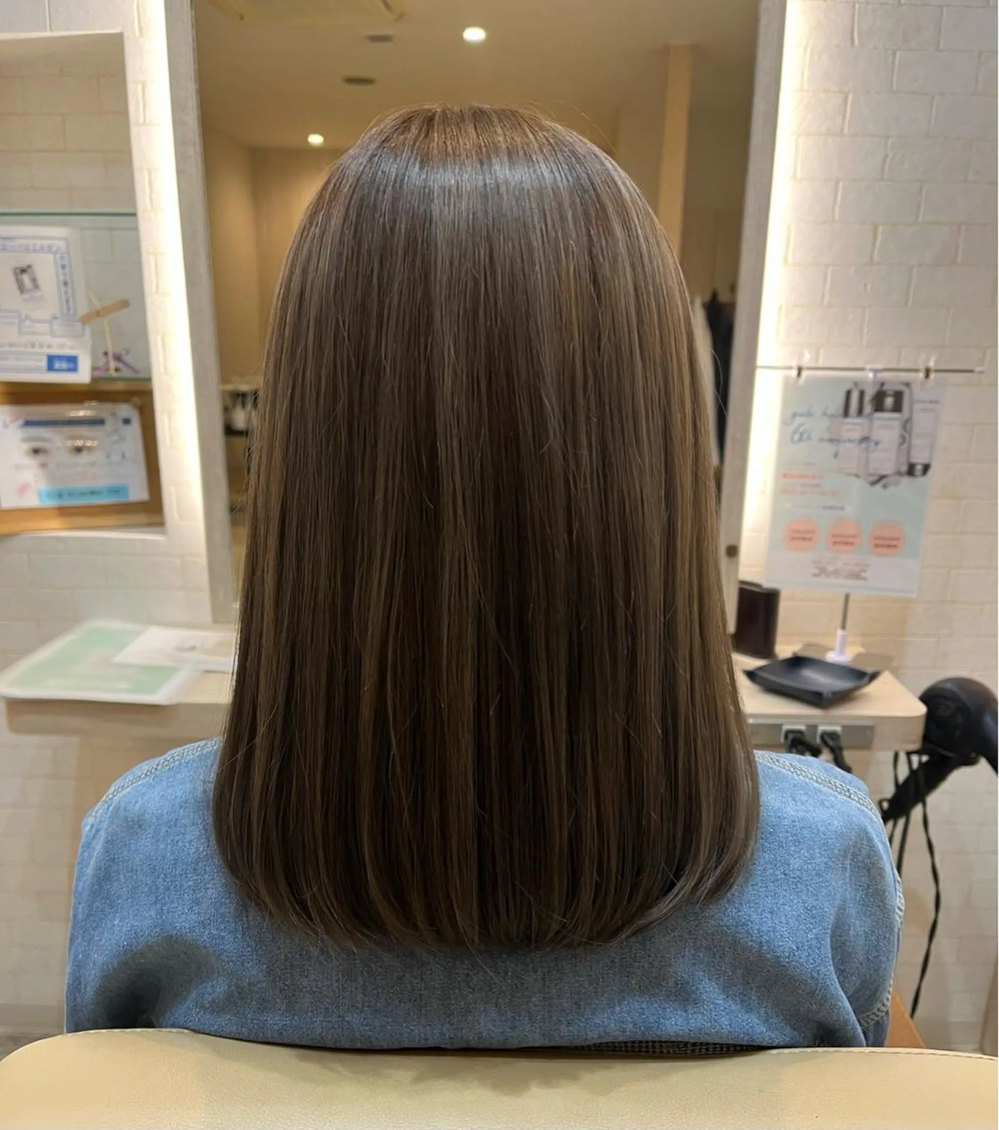 ミディアム カラー gabi hair LOOB所属・hina ✂︎のヘアスタイル