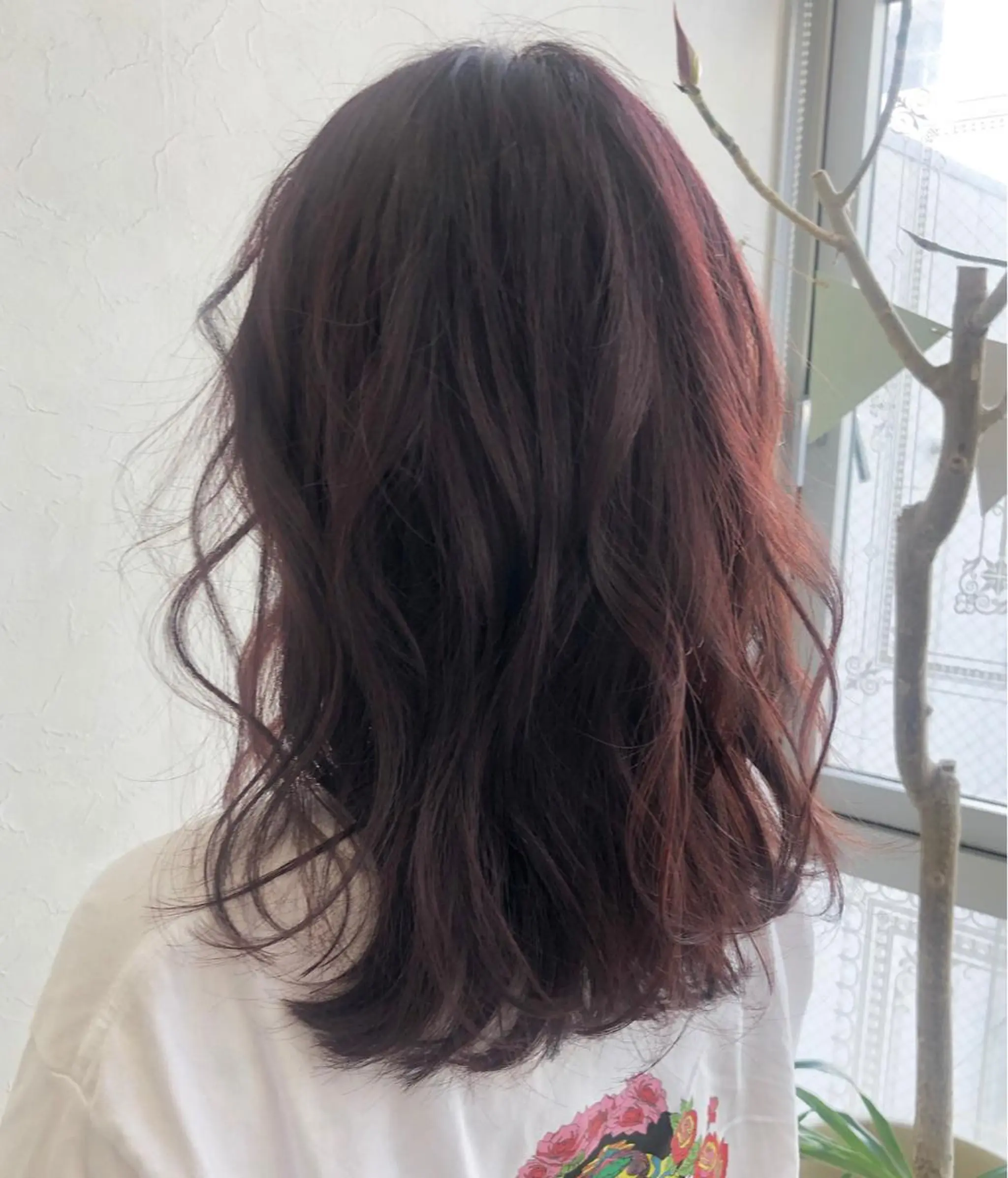 セミロング カラー nakahara madokaのヘアスタイル
