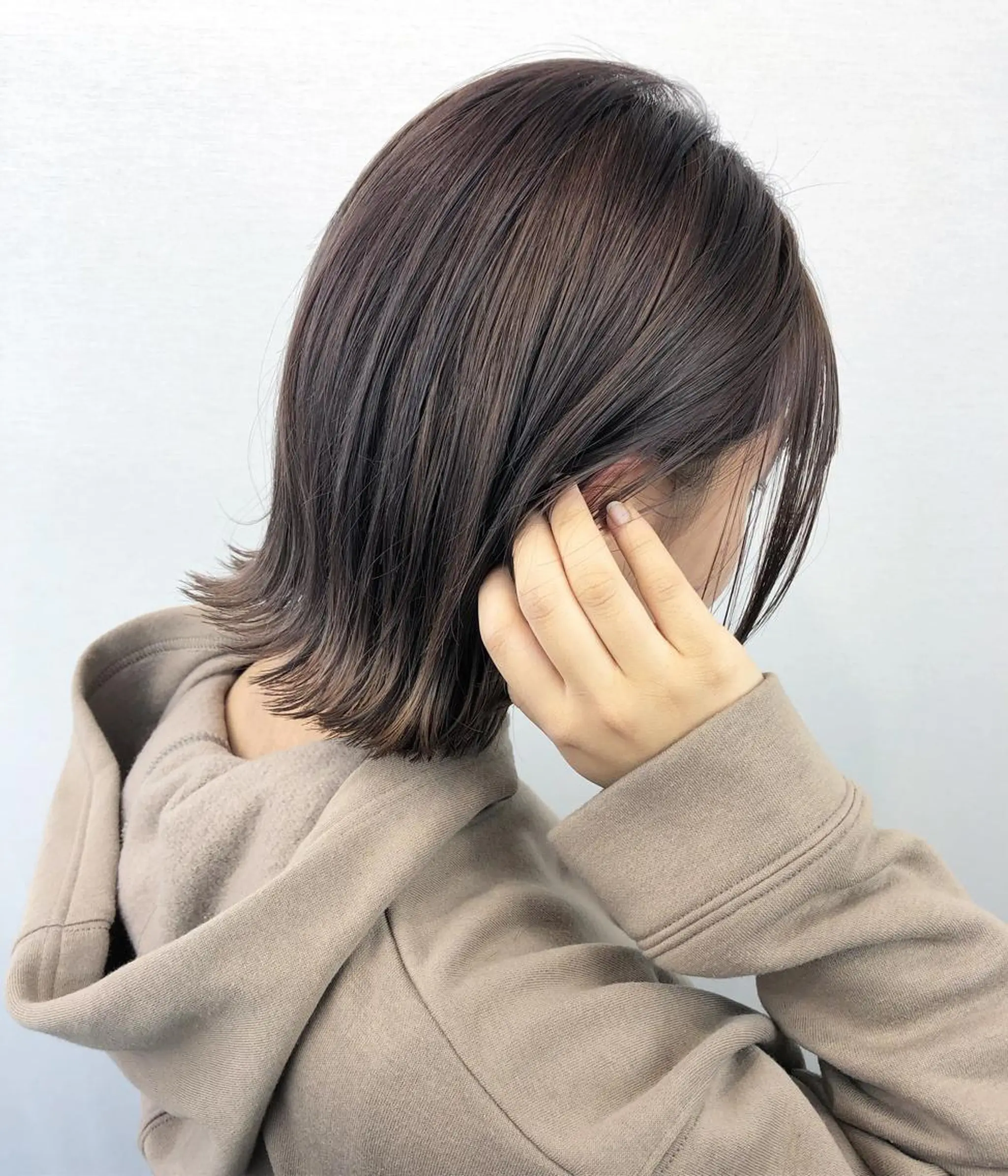 ミディアム カラー アッシュ イルミナカラー 2nd所属・🤍2nd🤍田所 美希のヘアスタイル