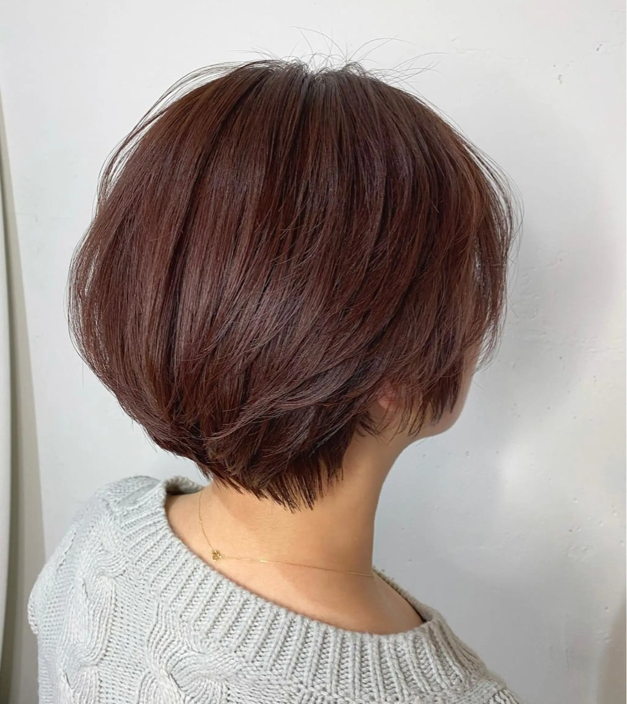 ショート カラー カット ヘアカラー トリートメント 髪質改善🌟透明感 🌟三塚有紀子のヘアスタイル