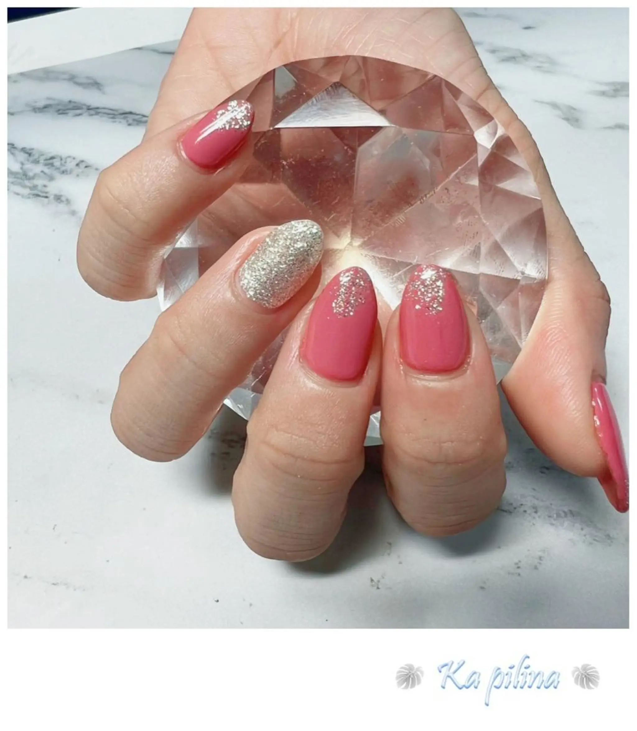 ネイル ピンク Nail salon Ka pilinaのネイルデザイン