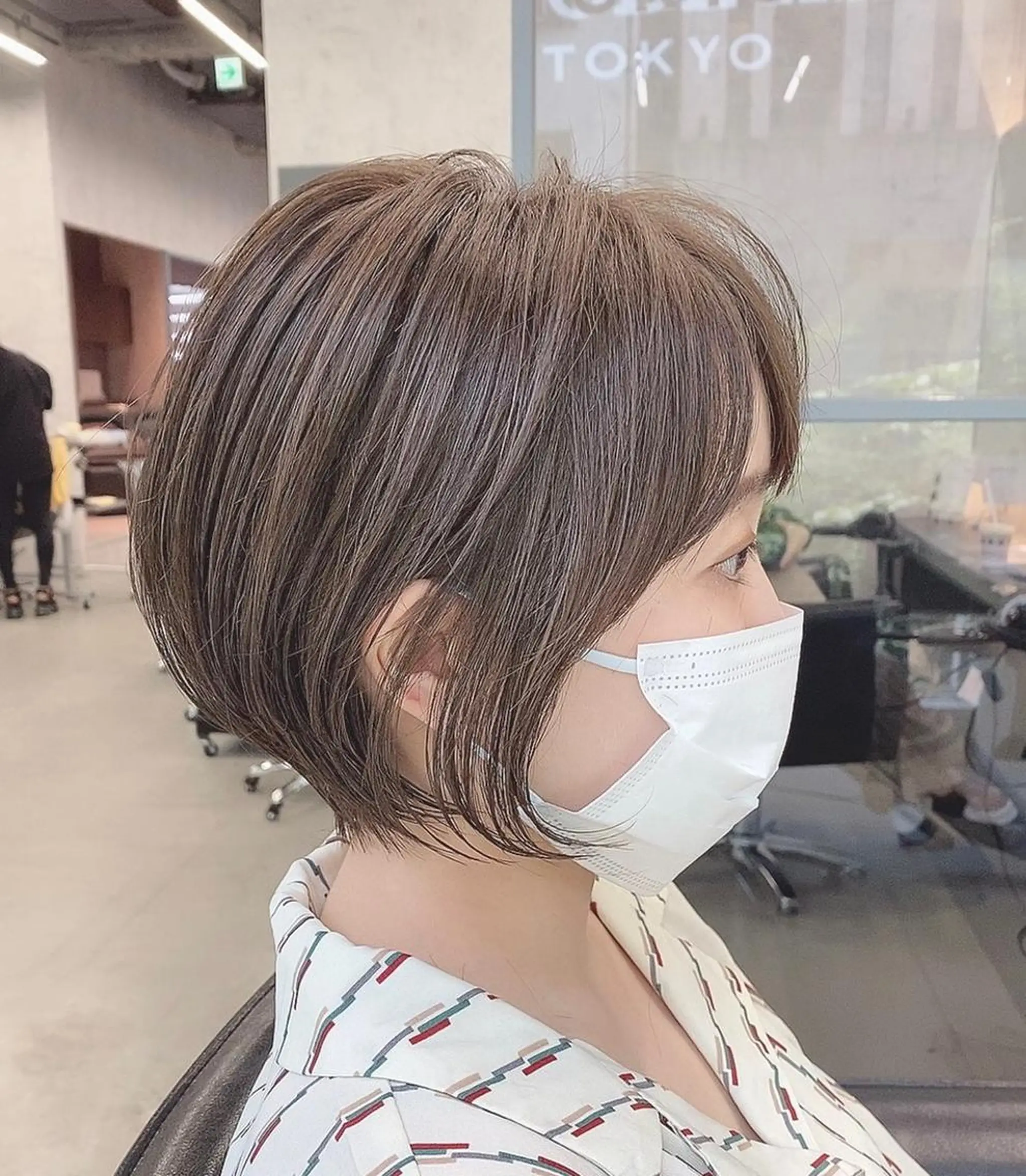 ショート カラー パーマ ヘアアレンジ 口コミ高評価👍✨ フチタミサオ🦋のヘアスタイル