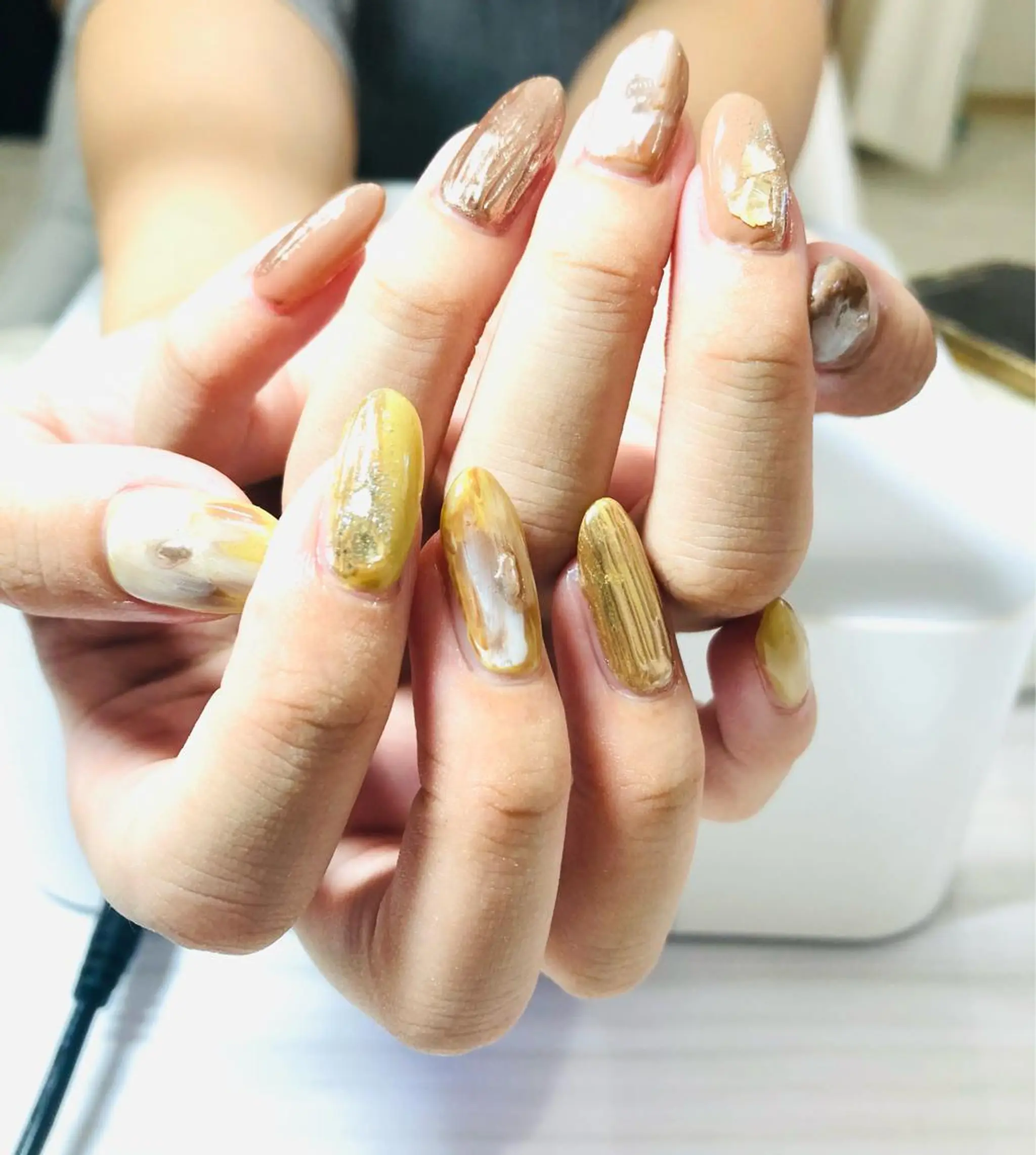 ネイル ニュアンスネイル H3(エイチスリー)所属・H3 hitoのネイルデザイン