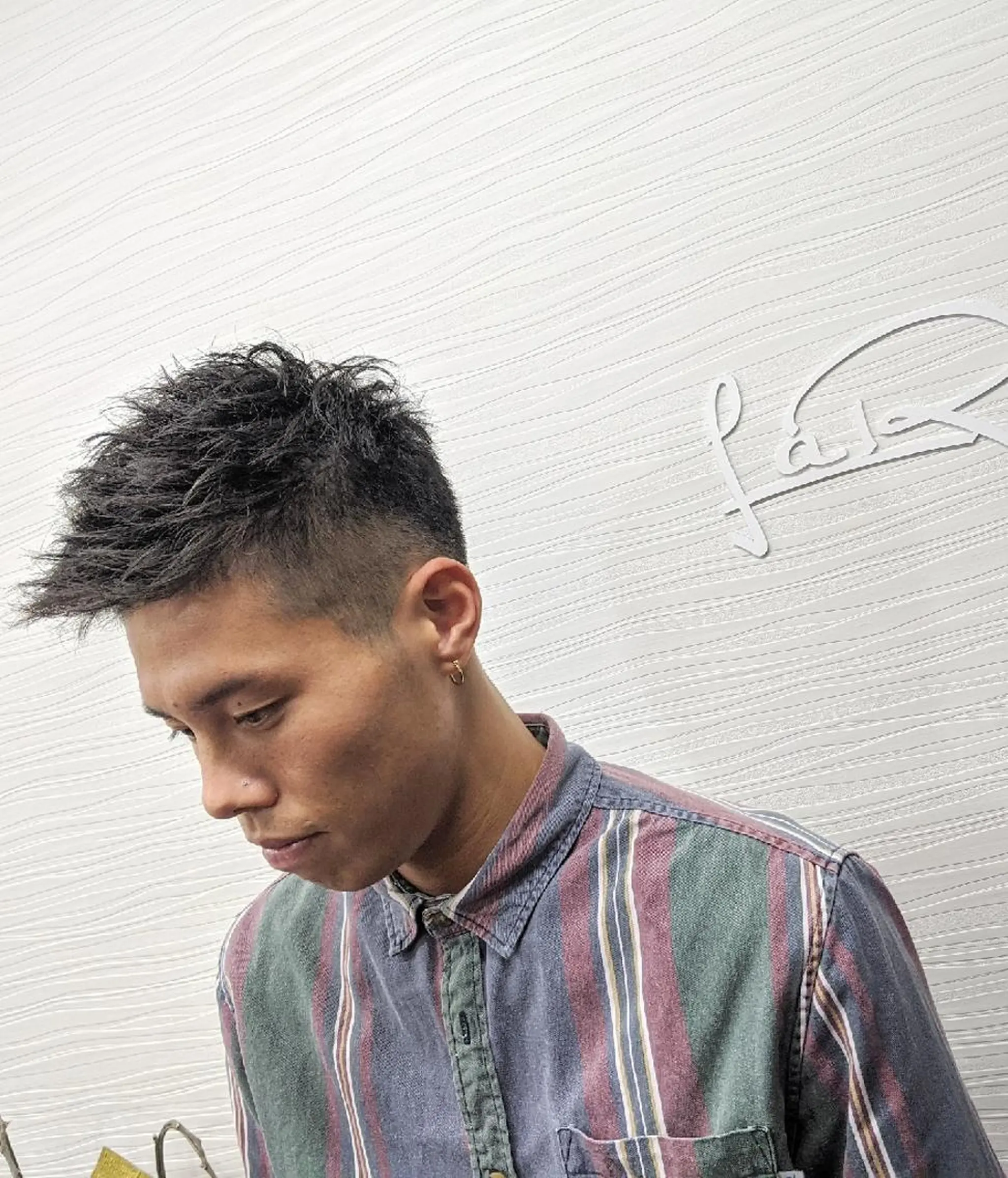 メンズ フェードカット カット LaRmE 代表　穂原大和のヘアスタイル
