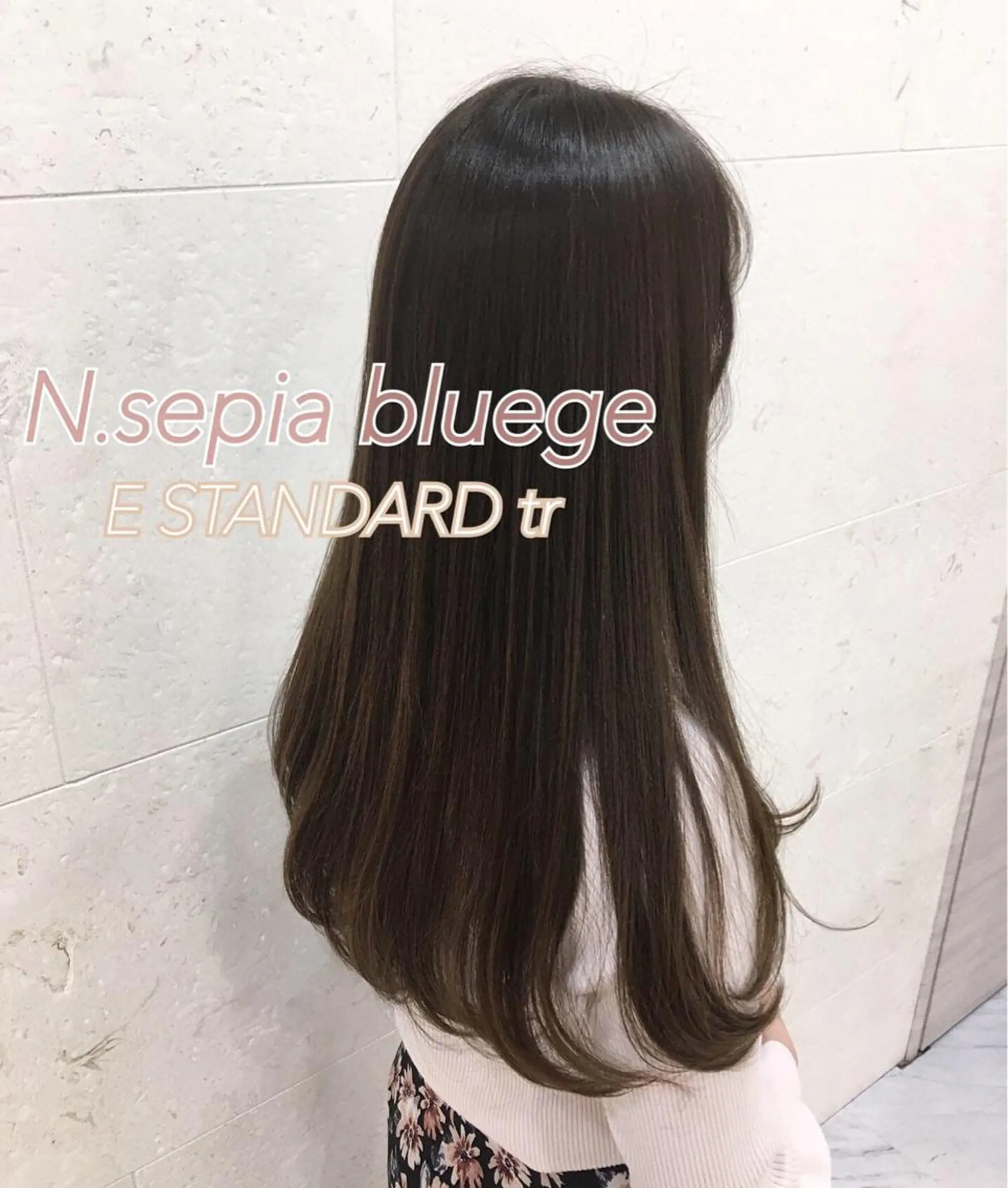 ロング カラー ブルーカラー ブルージュ ロング トリートメント カット ヘアカラー トリートメント 斉藤 貴也のヘアスタイル