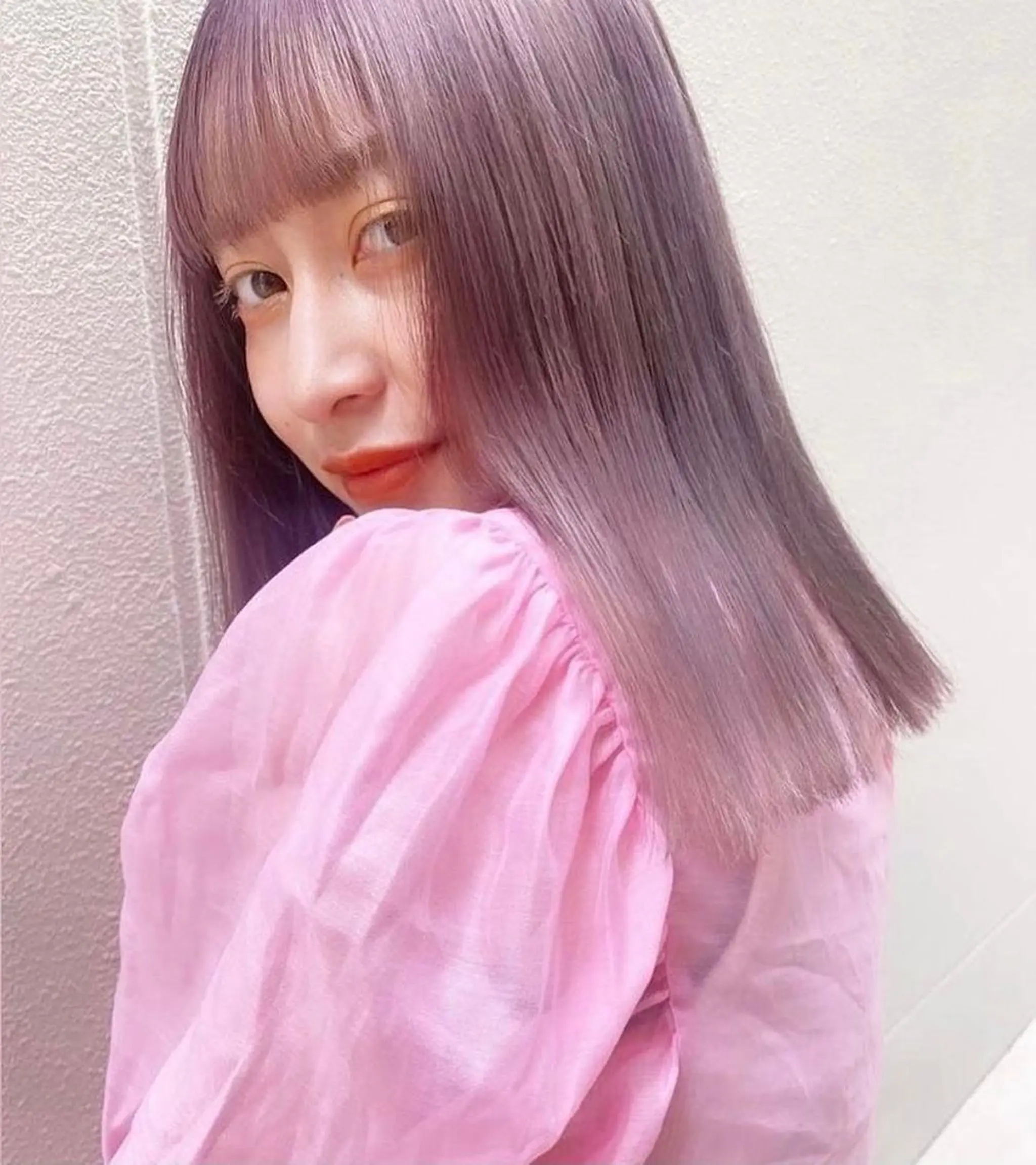 セミロング ヘアカラー ひな 【pia】のヘアスタイル