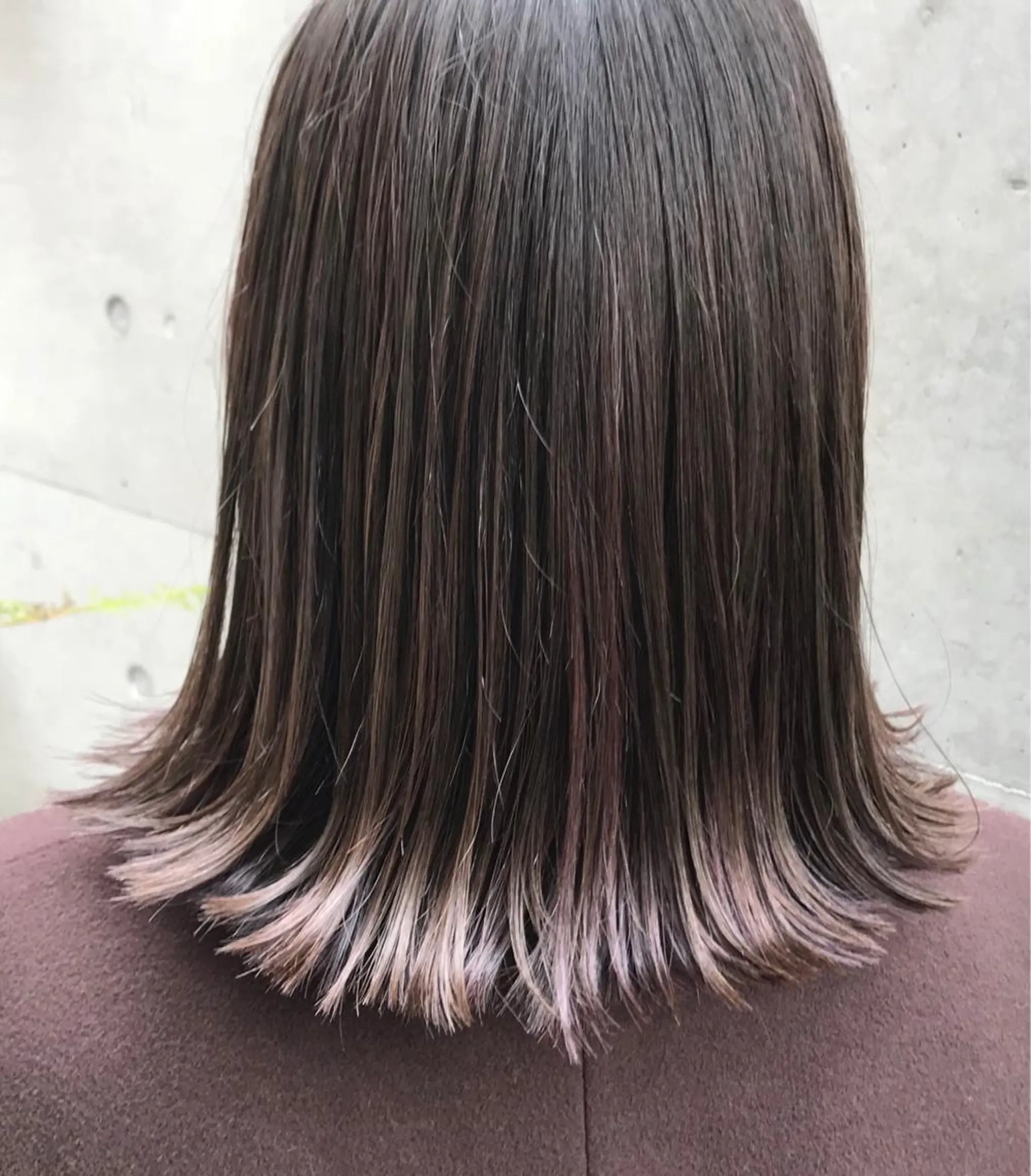 ミディアム カラー ヘアアレンジ ブリーチなしで透明感 艶カラー【Ryo】のヘアスタイル